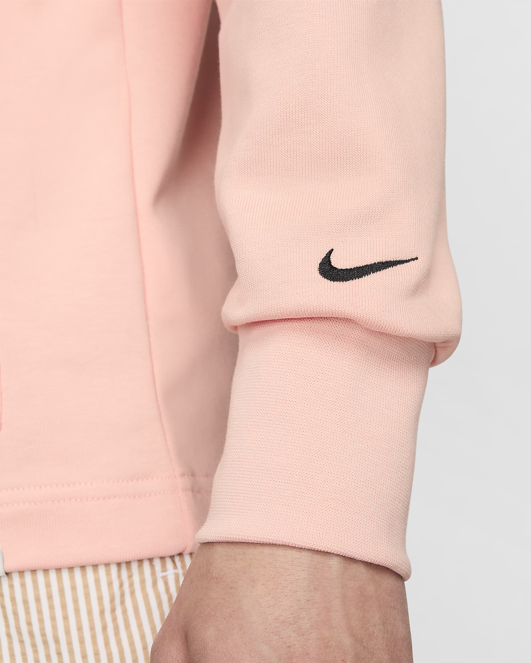 Nike Dri-FIT Standard Issue Men's Golf Cardigan - Arctic Orange/Black