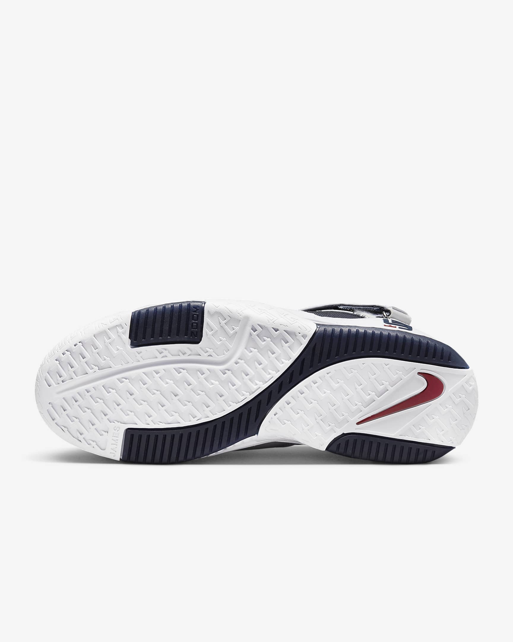 Nike Zoom LeBron 2 Men's Shoes - White/Varsity Crimson/Midnight Navy