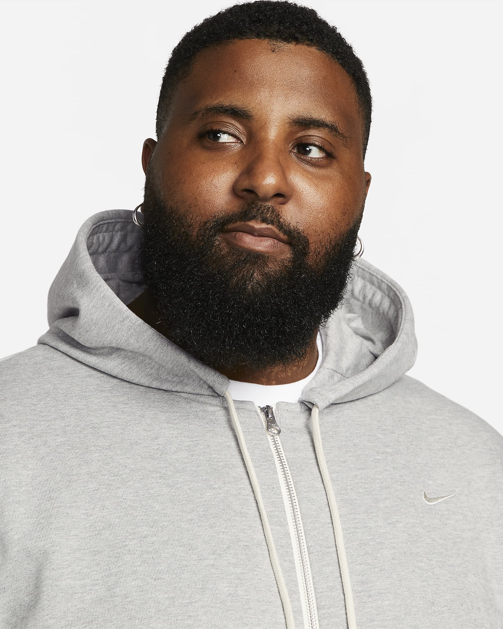 Nike Standard Issue Men's DriFIT FullZip Basketball Hoodie. Nike BE