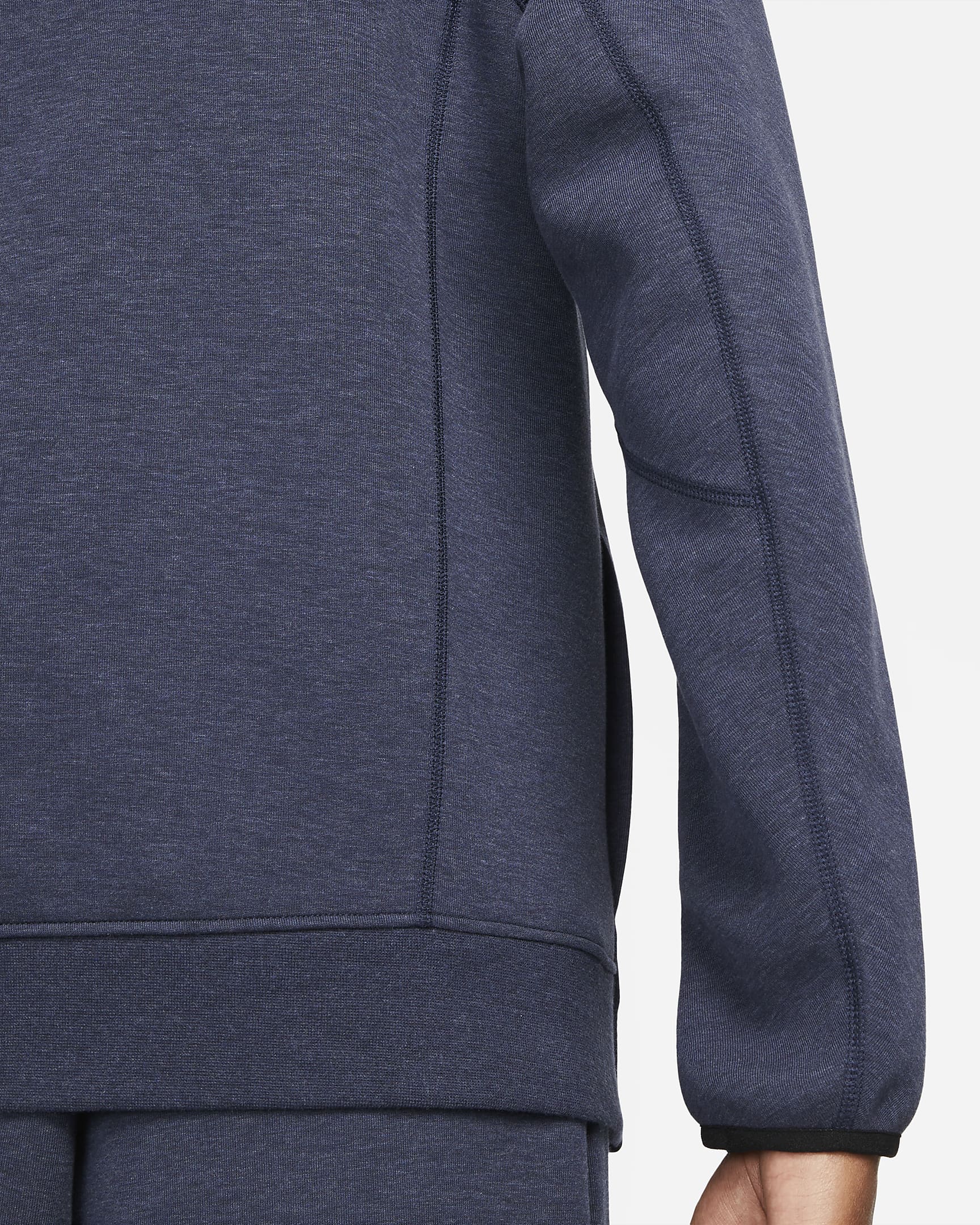 Nike Sportswear Tech Fleece Men's Pullover Hoodie - Obsidian Heather/Black