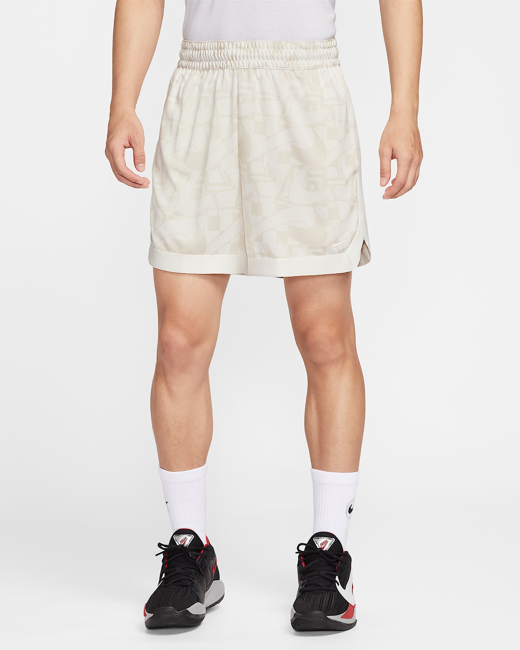Giannis DNA Men's Dri-FIT 15cm (approx.) Basketball Shorts - Sail/Light Orewood Brown/Sail