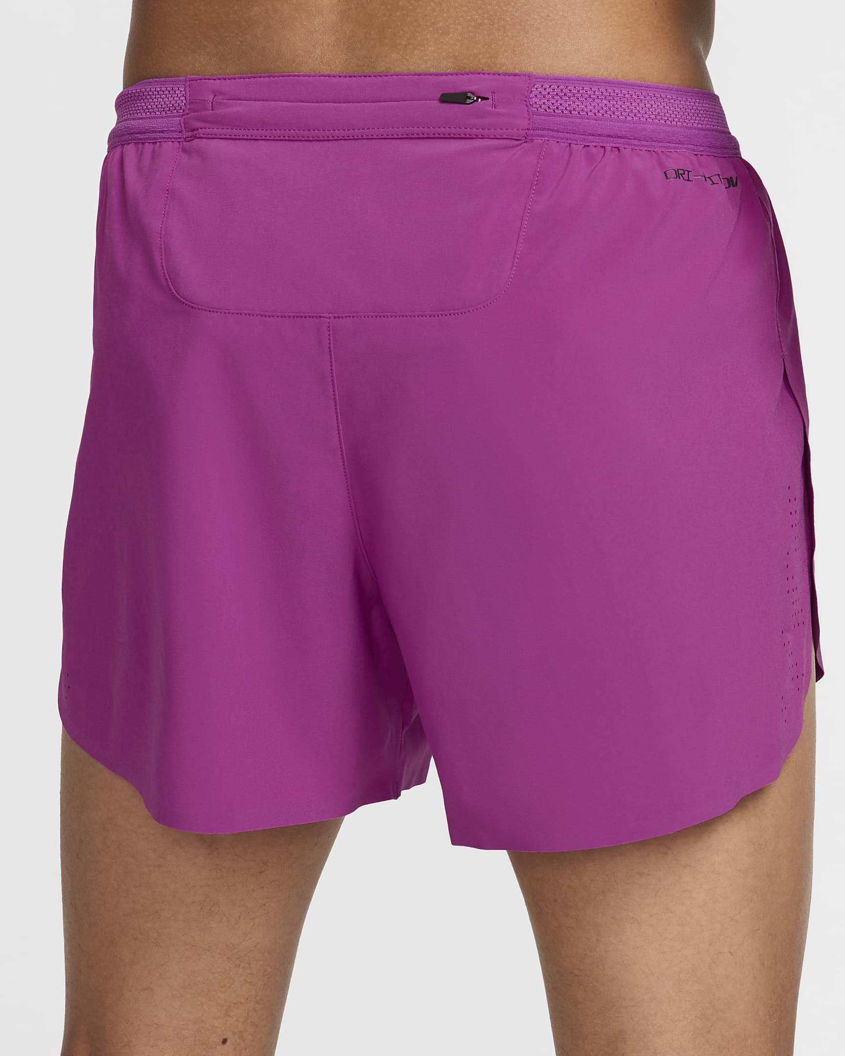 Nike AeroSwift Pantalón corto de running Dri-FIT de 10 cm con malla interior - Hombre - Hot Fuchsia/Negro