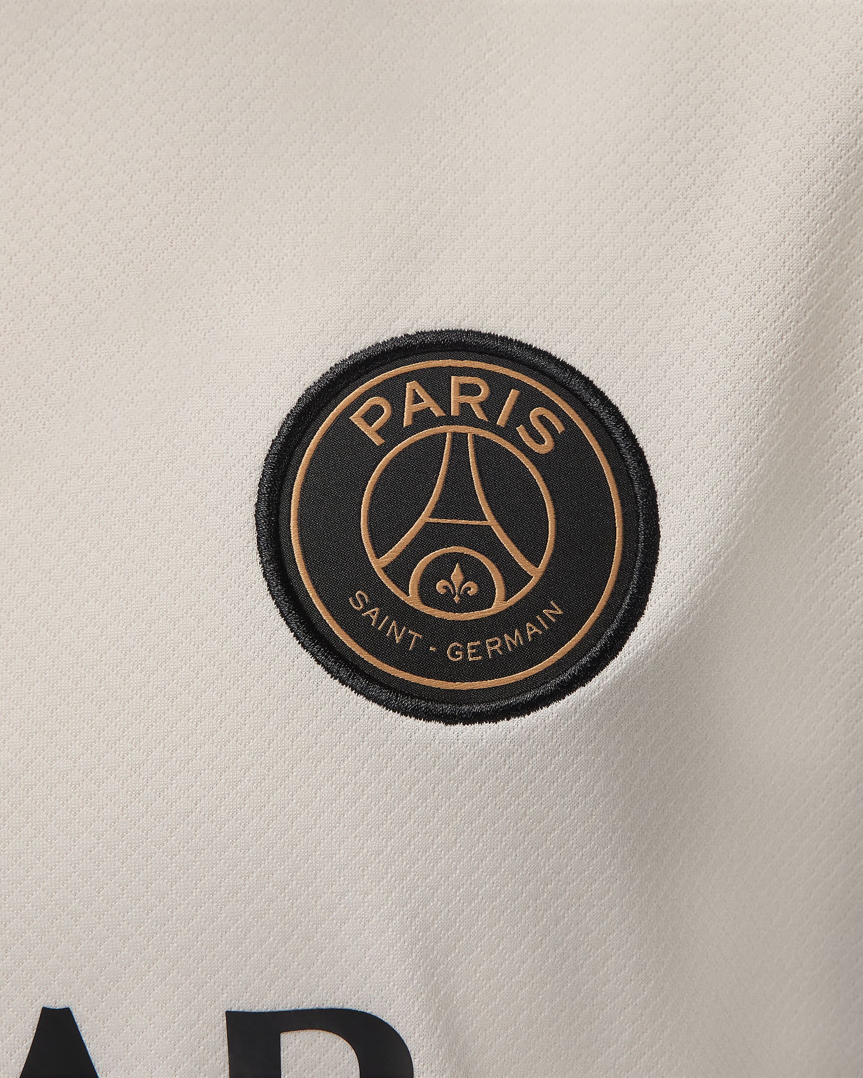 Damska koszulka piłkarska z krótkim rękawem Jordan Dri-FIT Paris Saint-Germain Strike (wersja trzecia) - Pale Ivory/Czerń/Rust Pink/Czerń