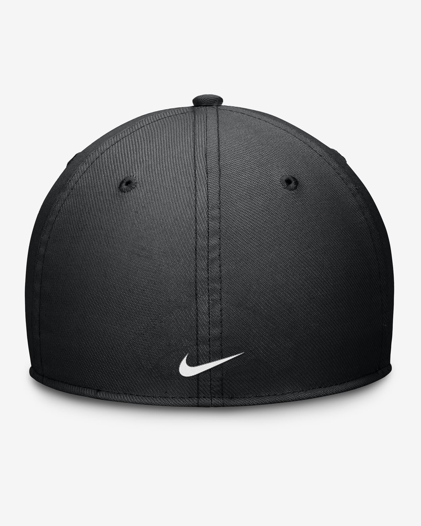 Gorra Nike Dri-FIT de la MLB para hombre Chicago White Sox Evergreen Swoosh - Negro