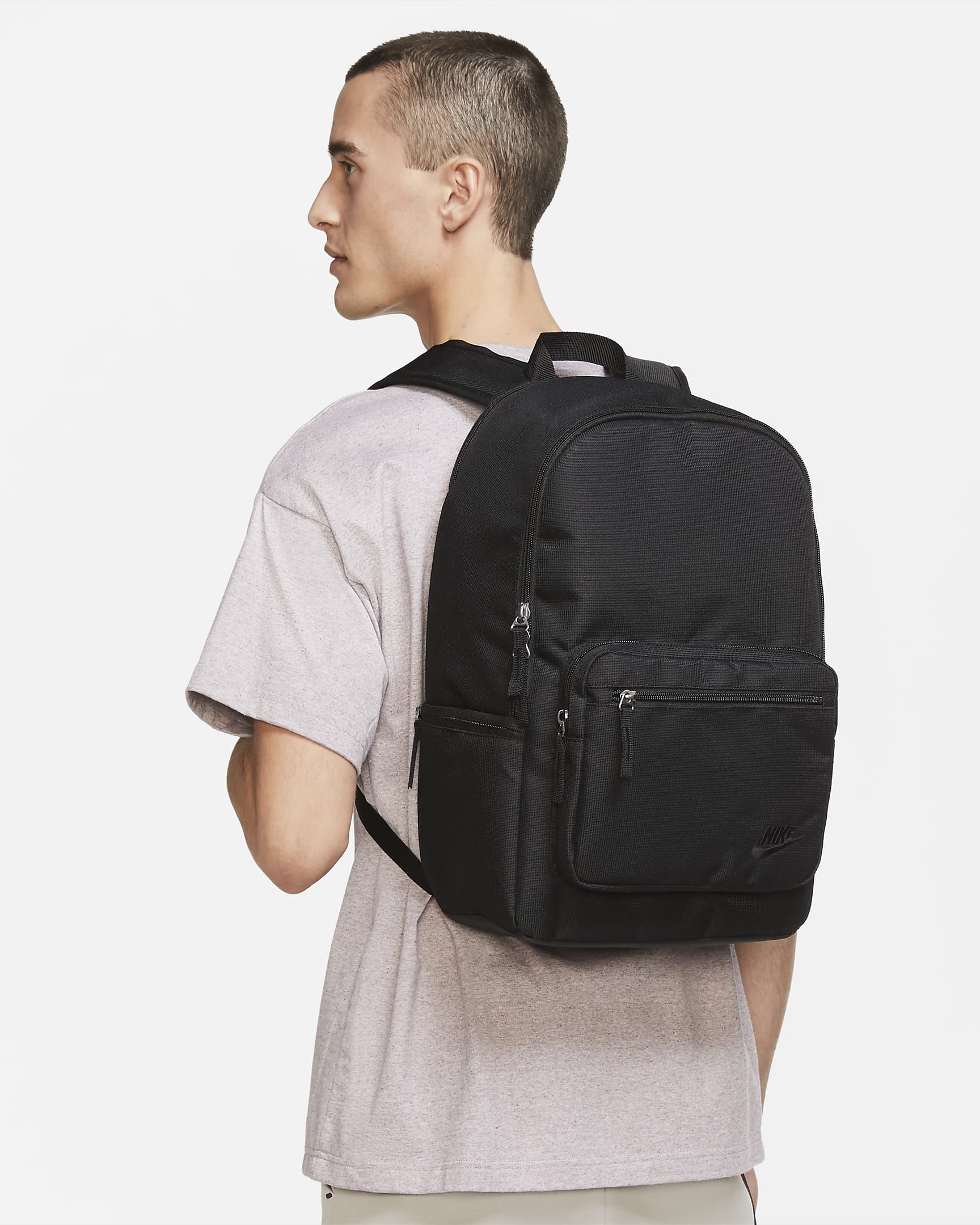 Nike Heritage Eugene Backpack (23L) - Black/Black/Black