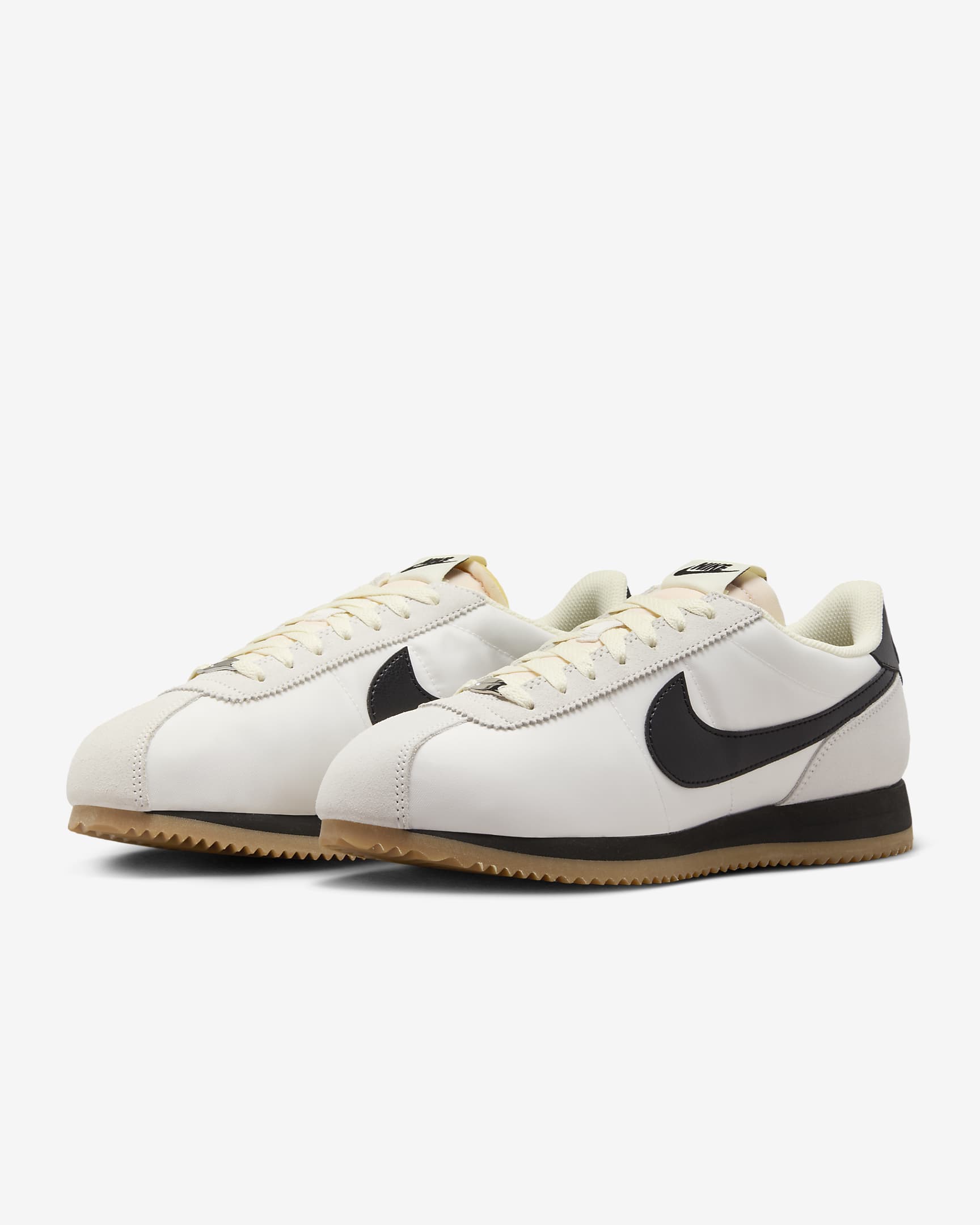 Nike Cortez Textile Women's Shoes - Phantom/Coconut Milk/Gum Light Brown/Black