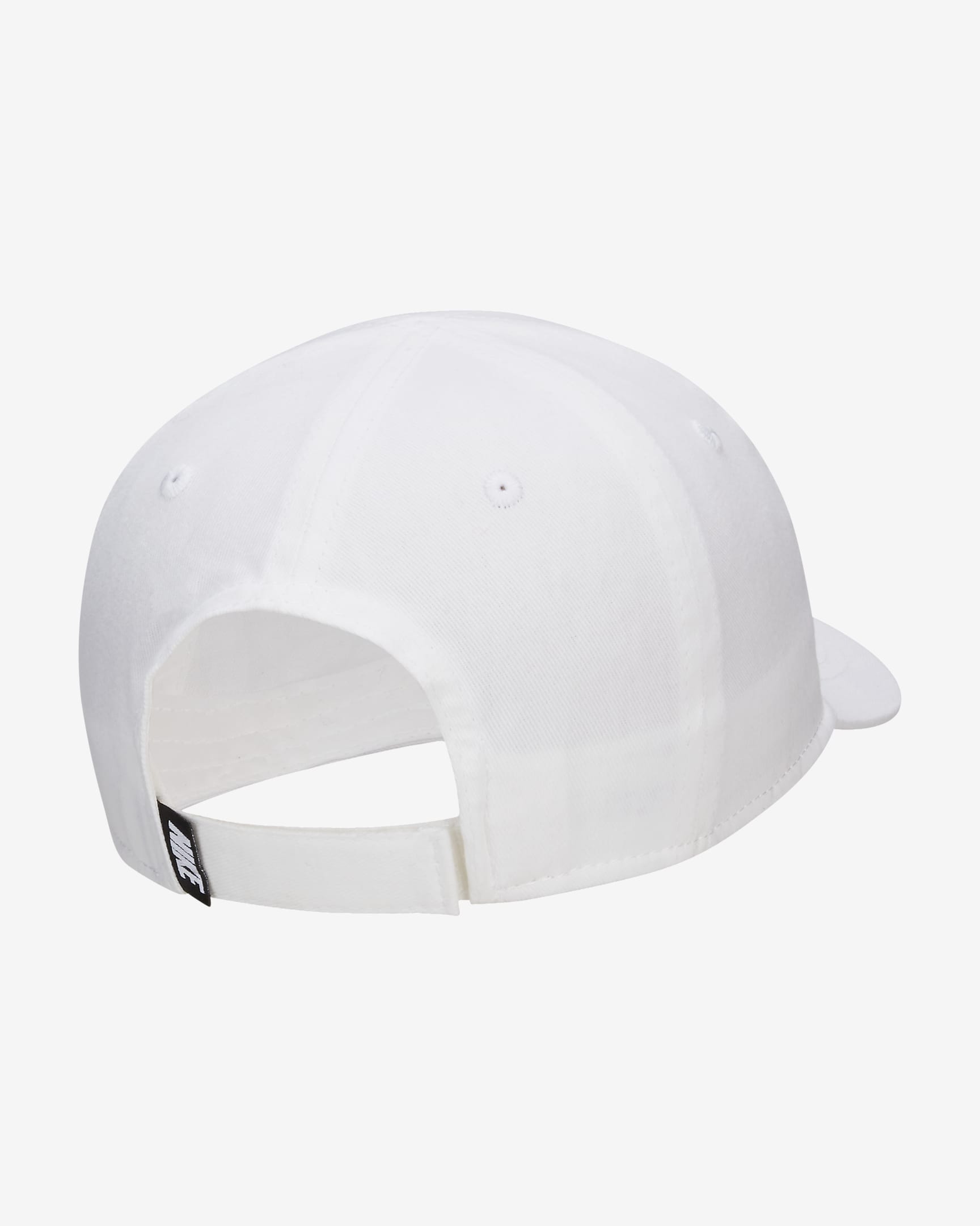 Gorra con visera curva para bebé Nike Futura (12 a 24 meses) - Blanco