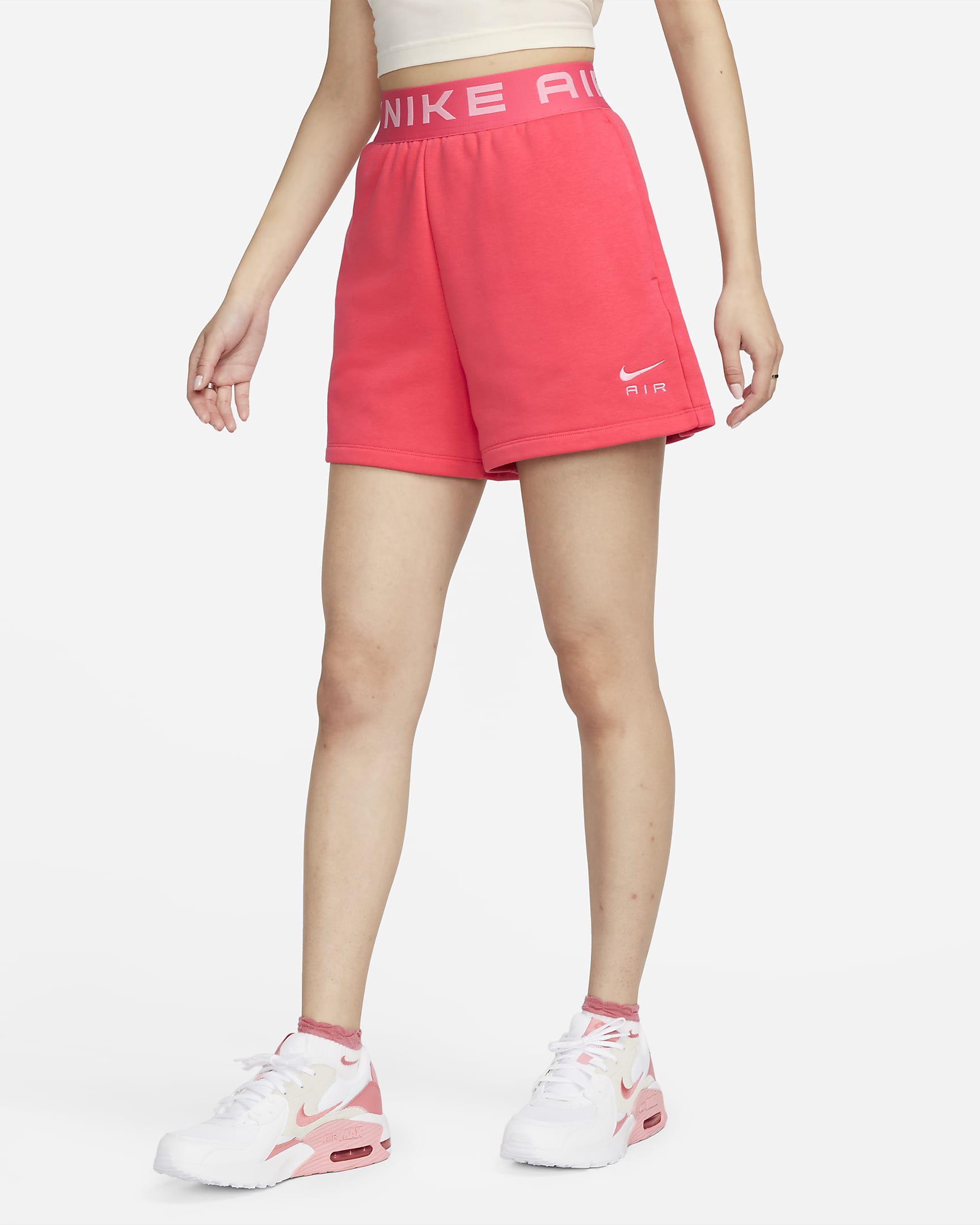 Nike Sportswear Air Women's HighRise Fleece Shorts. Nike SG