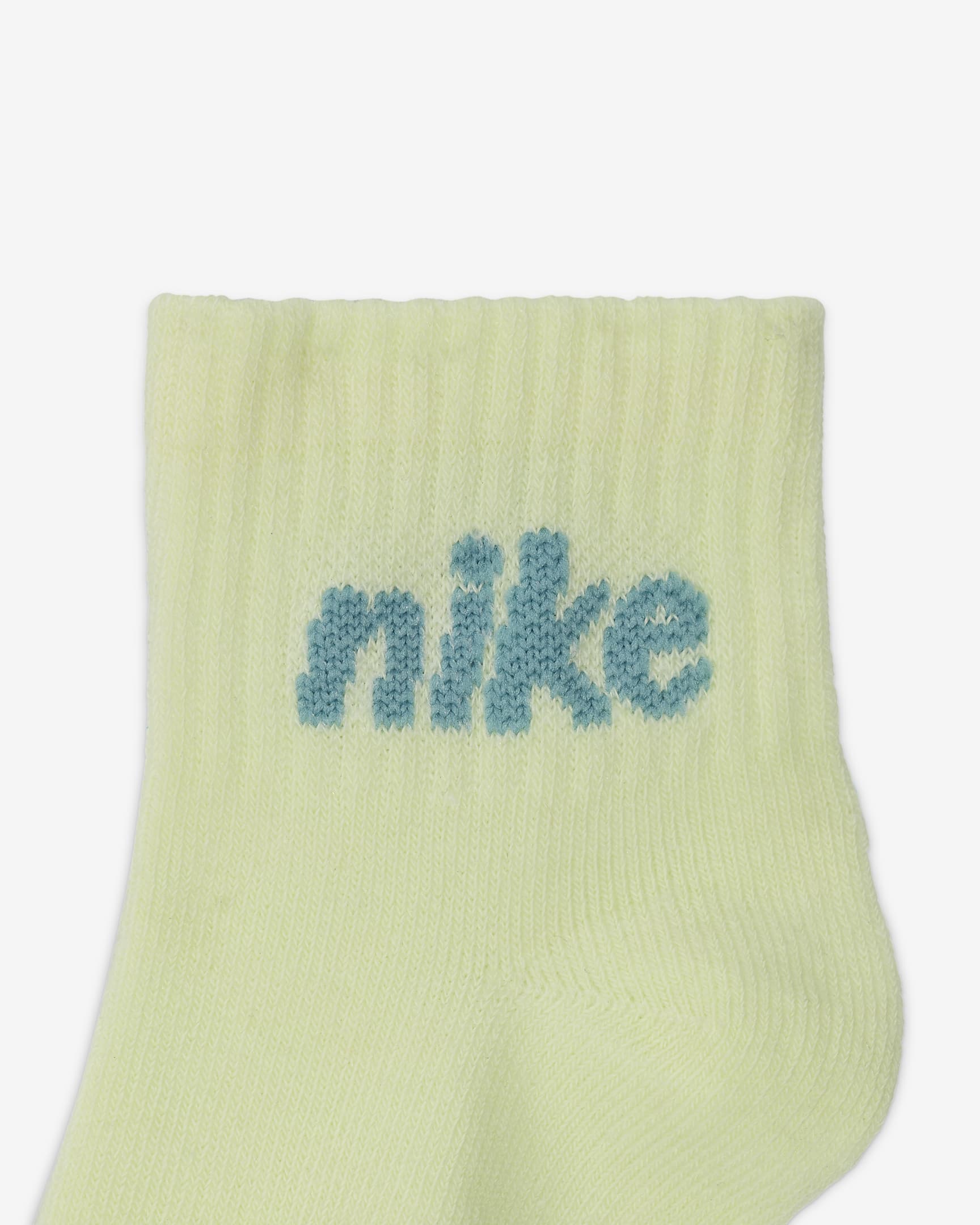 Nike Everyone From Day One Baby Socks Box Set (6-Pairs) - Lime Ice