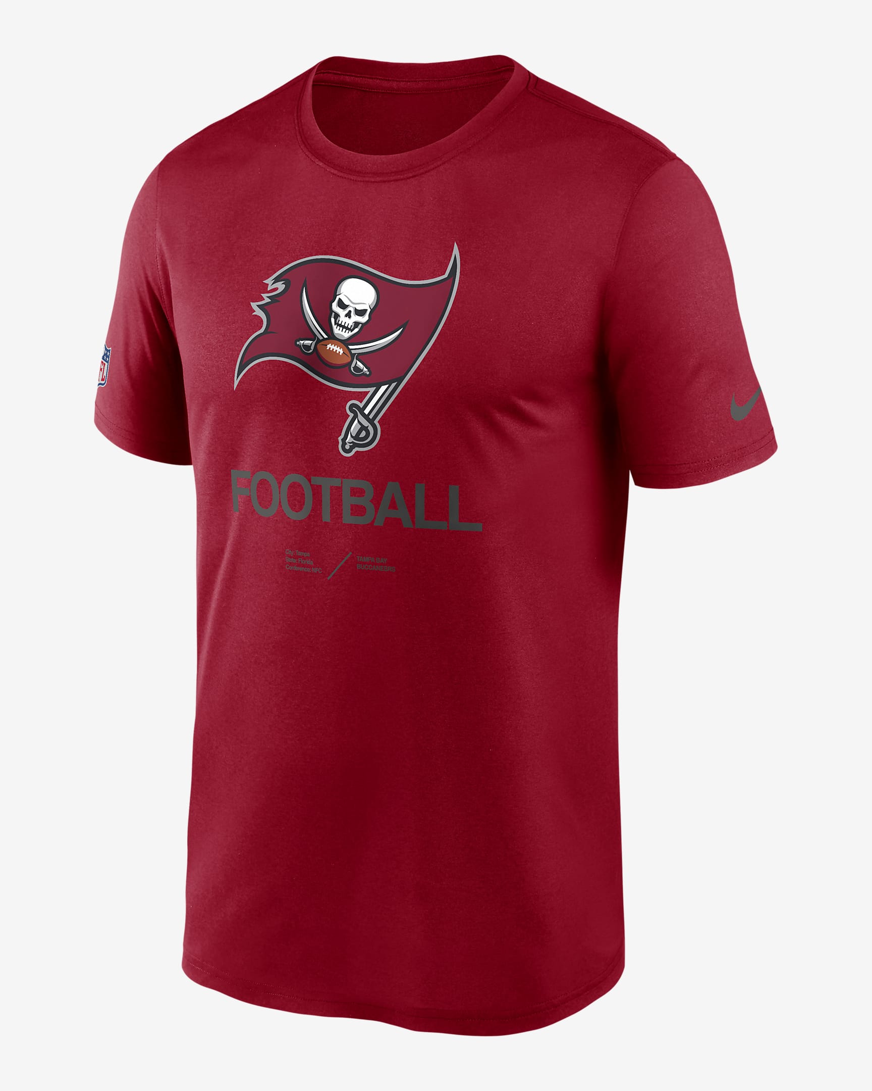 Playera para hombre Nike Dri-FIT Infograph (NFL Tampa Bay Buccaneers ...