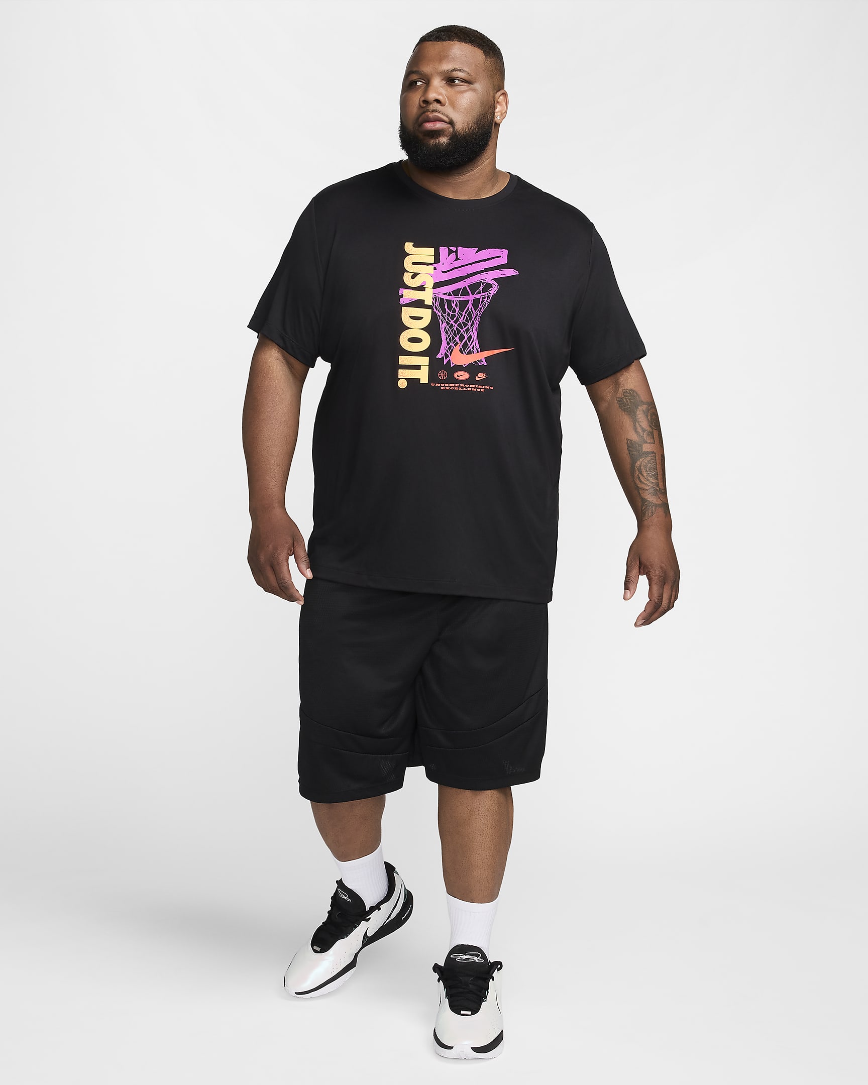 T-shirt da basket Dri-FIT Nike – Uomo - Nero