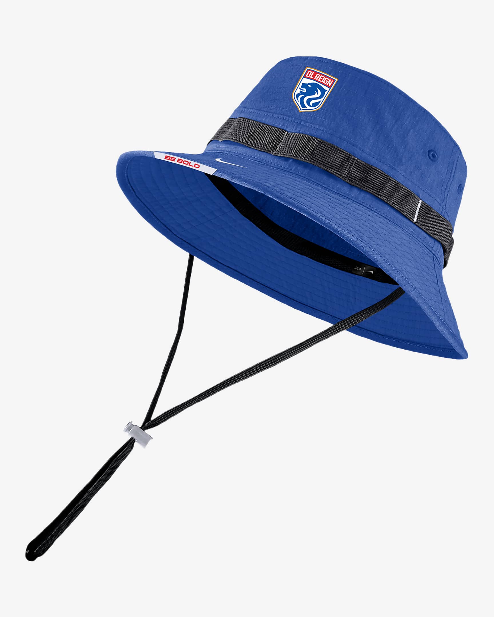 Gorro tipo pescador de fútbol Nike con visera suave OL Reign - Royal juego