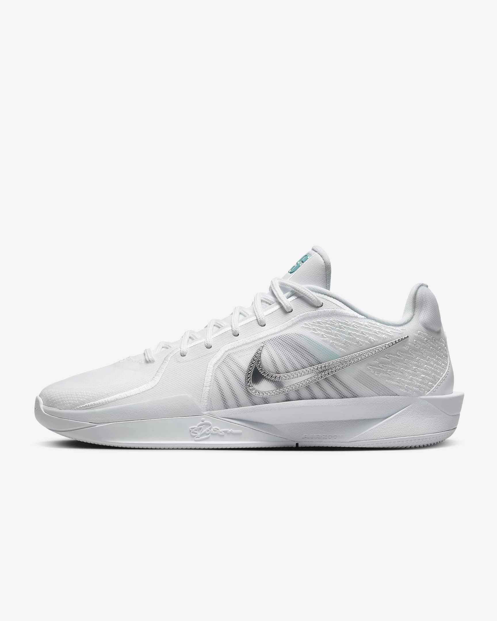 Sabrina 2 EP Basketball Shoes - White/Summit White/Glacier Blue/Metallic Silver