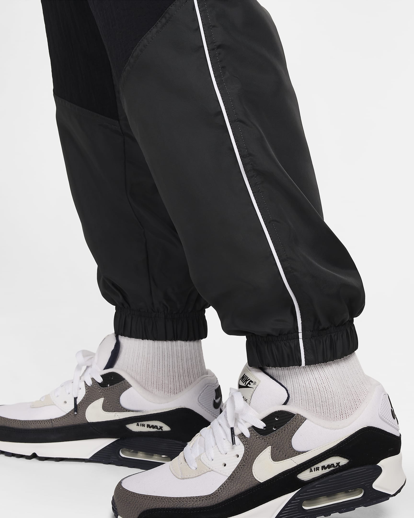 Nike Air Men's Woven Trousers - Dark Smoke Grey/Black