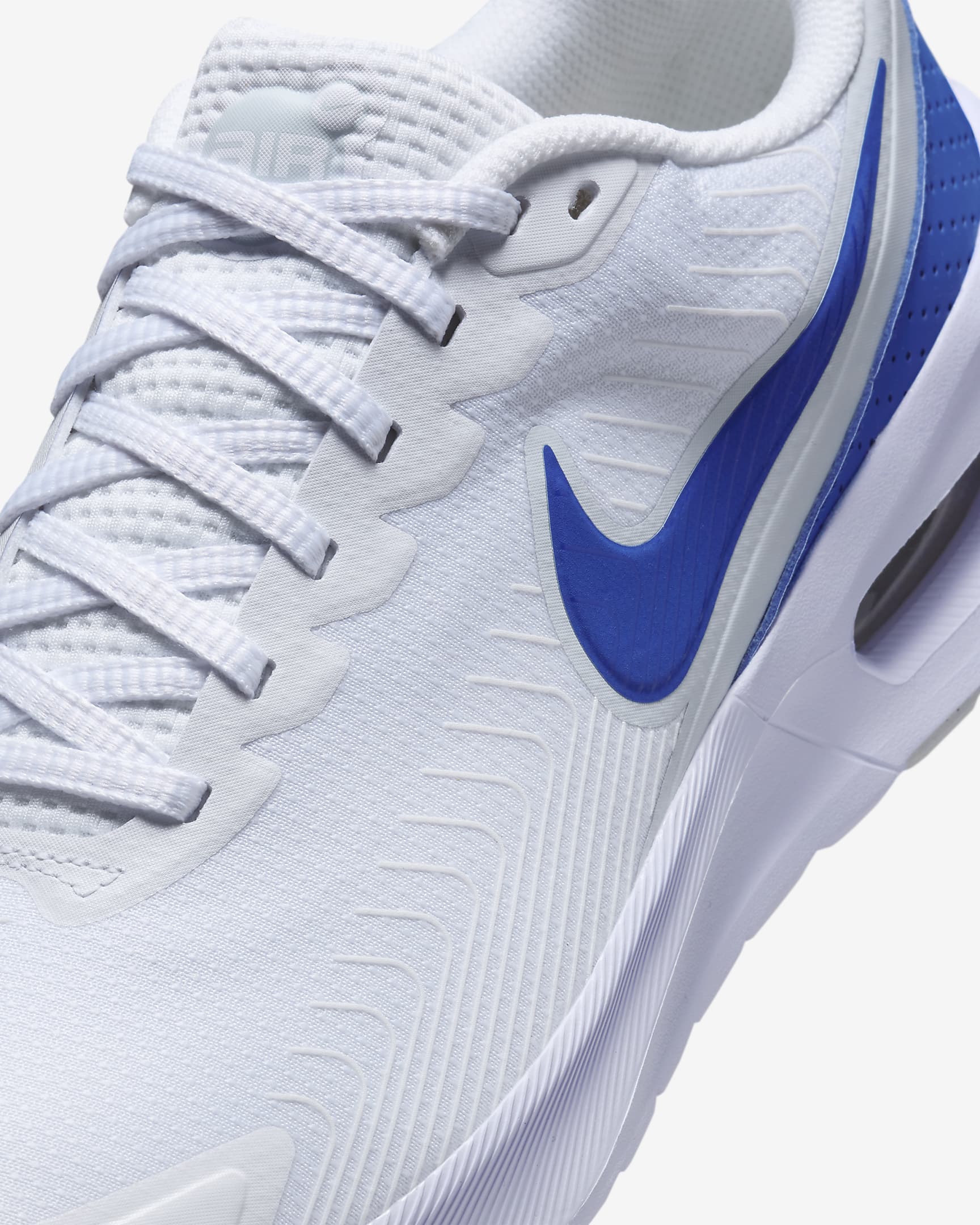 Nike Air Max Nuaxis Men's Shoes - White/Black/White/Racer Blue