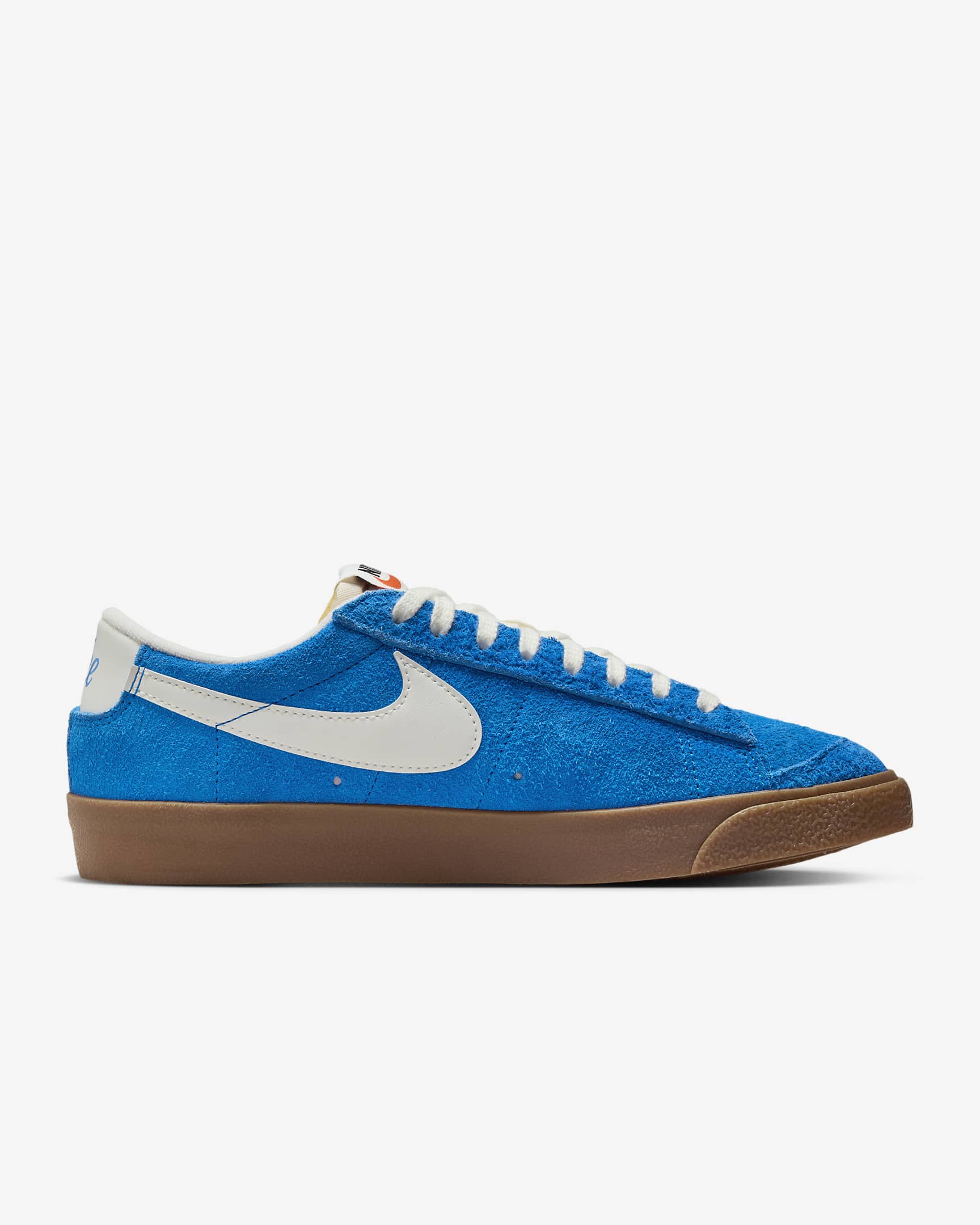 Nike Blazer Low '77 Vintage Women's Shoes - Photo Blue/Gum Medium Brown/Black/Sail