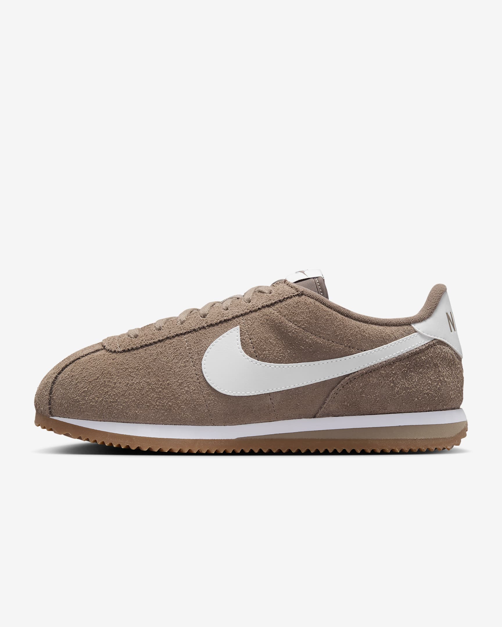 Nike Cortez Vintage Suede Damenschuh - Mink Brown/Gum Medium Brown/Weiß