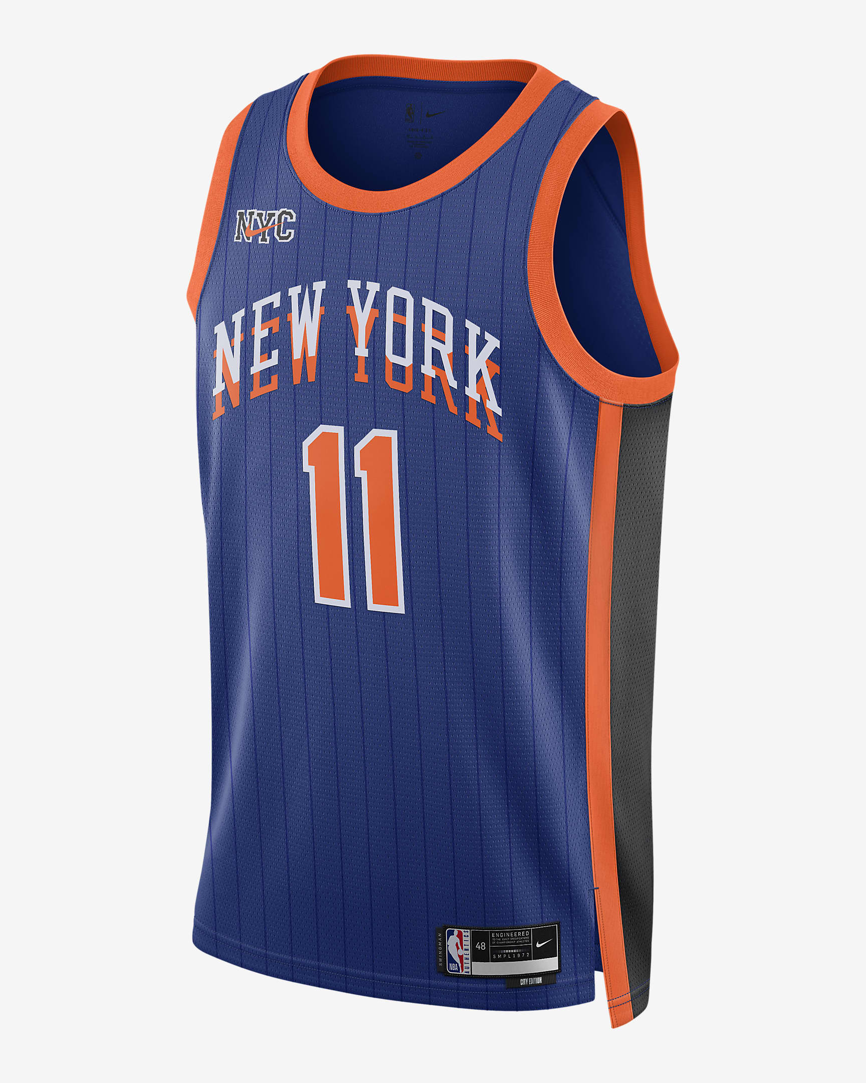 Jalen Brunson New York Knicks 2023/24 City Edition Men's Nike DriFIT