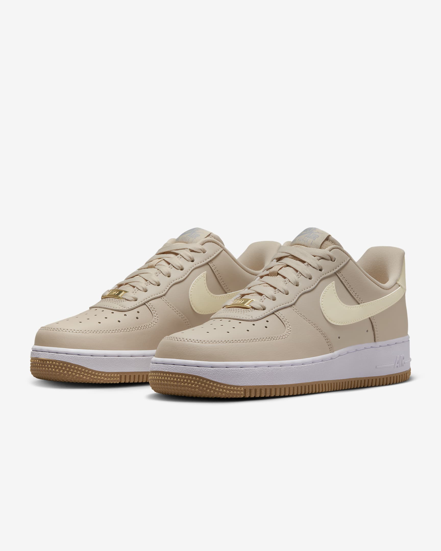 Nike Air Force 1 '07 Women's Shoes - Sand Drift/White/Wolf Grey/Coconut Milk