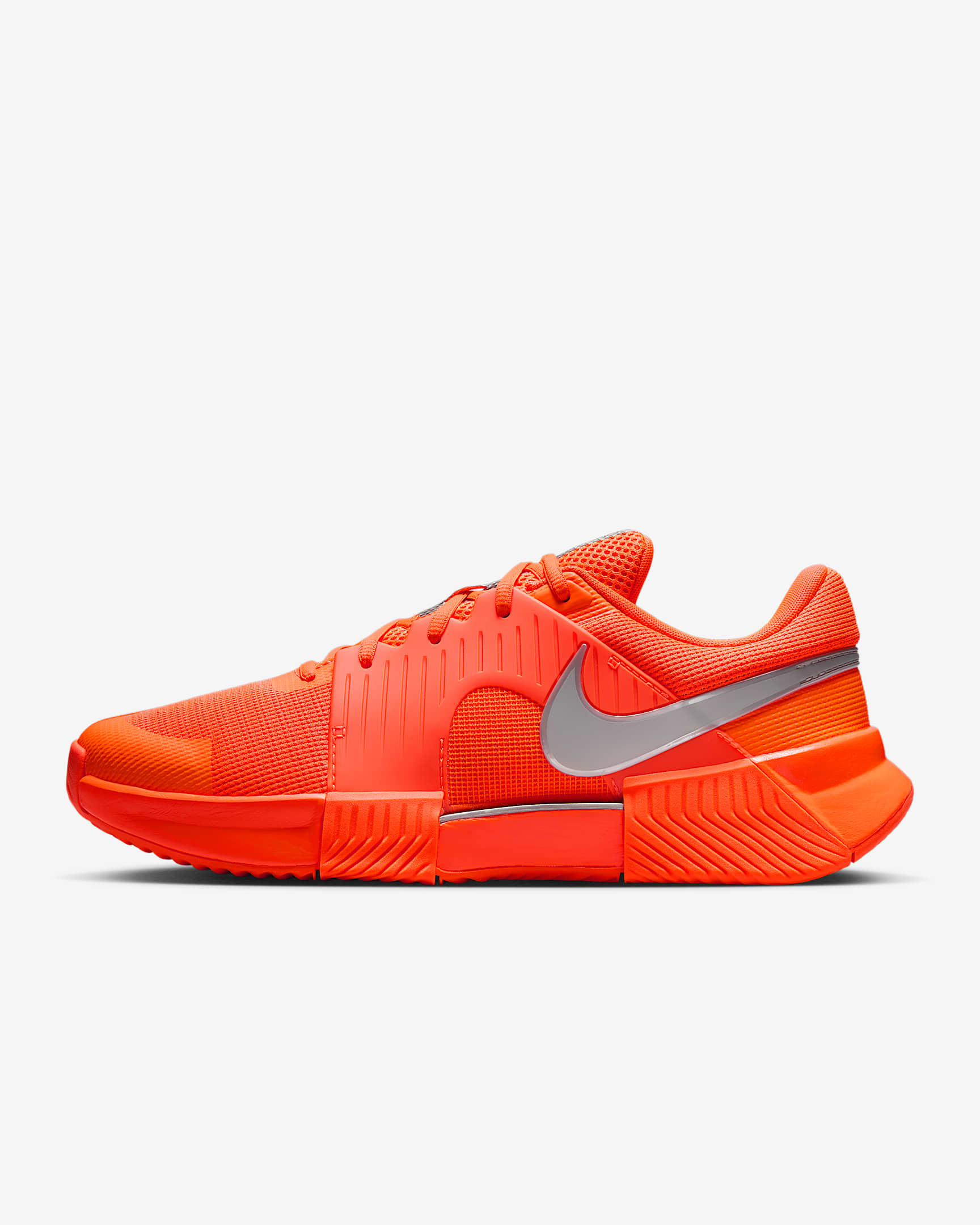 Nike GP Challenge 1 Tennisschuh für Sandplätze (Herren) - Hyper Crimson/Metallic Silver