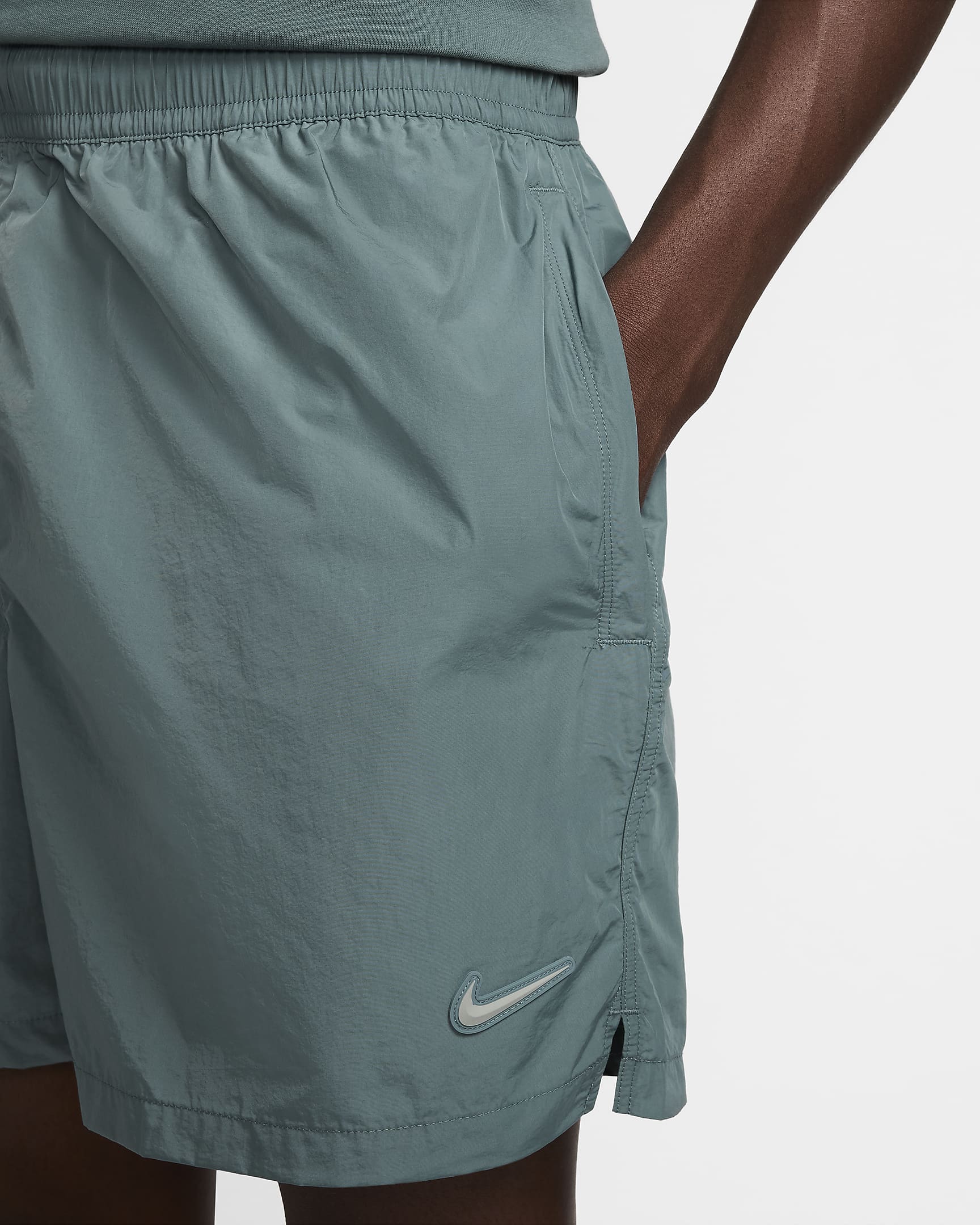 NOCTA Cardinal Nylon Shorts - Mineral Slate/Faded Spruce/Mica Green