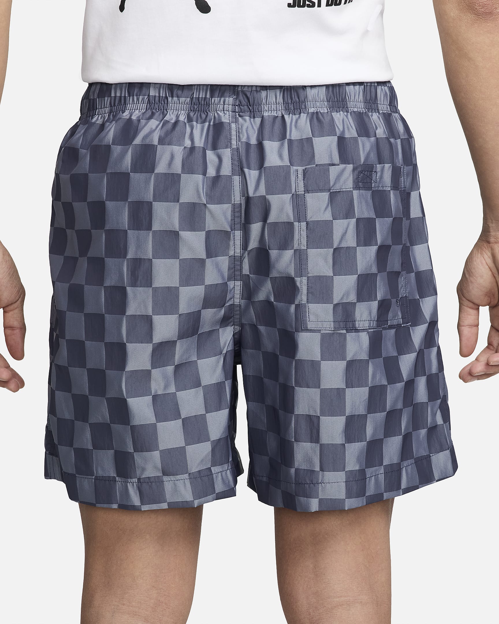 Nike Club Men's Flow Shorts - Midnight Navy/White