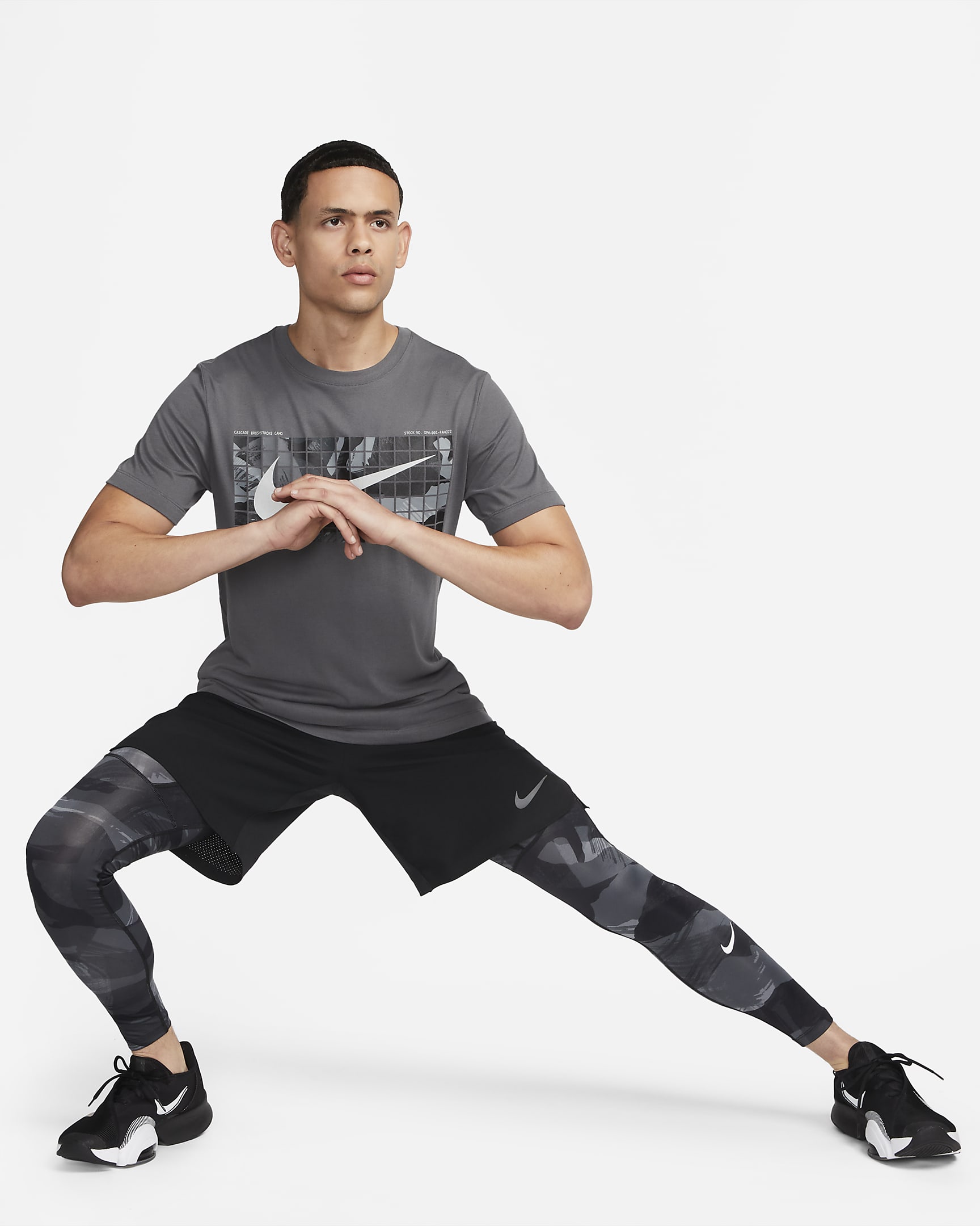 Nike Pro DriFIT Men's Camo Tights. Nike LU