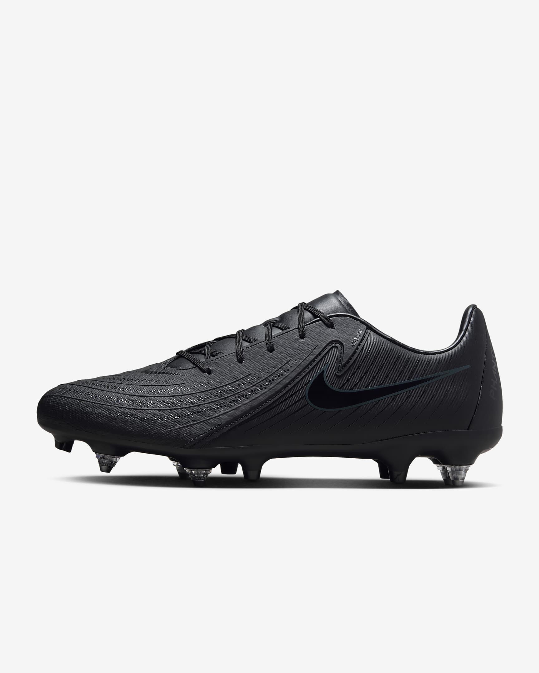 Fotbollssko Nike Phantom GX 2 Academy SG med lågt skaft - Svart/Deep Jungle/Svart