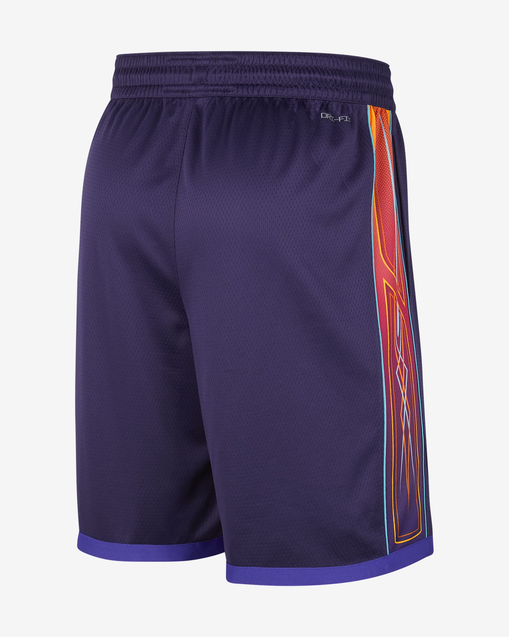 Phoenix Suns 2023/24 City Edition Nike Dri-FIT NBA Swingman-shorts til herre - Ink/Hvit