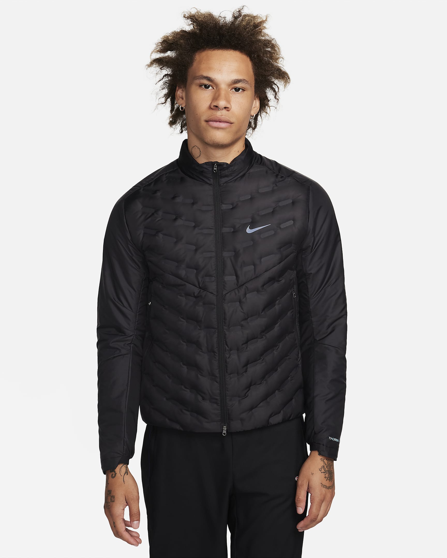 Nike Therma-FIT ADV AeroLoft Men's Repel Down Running Jacket - Black