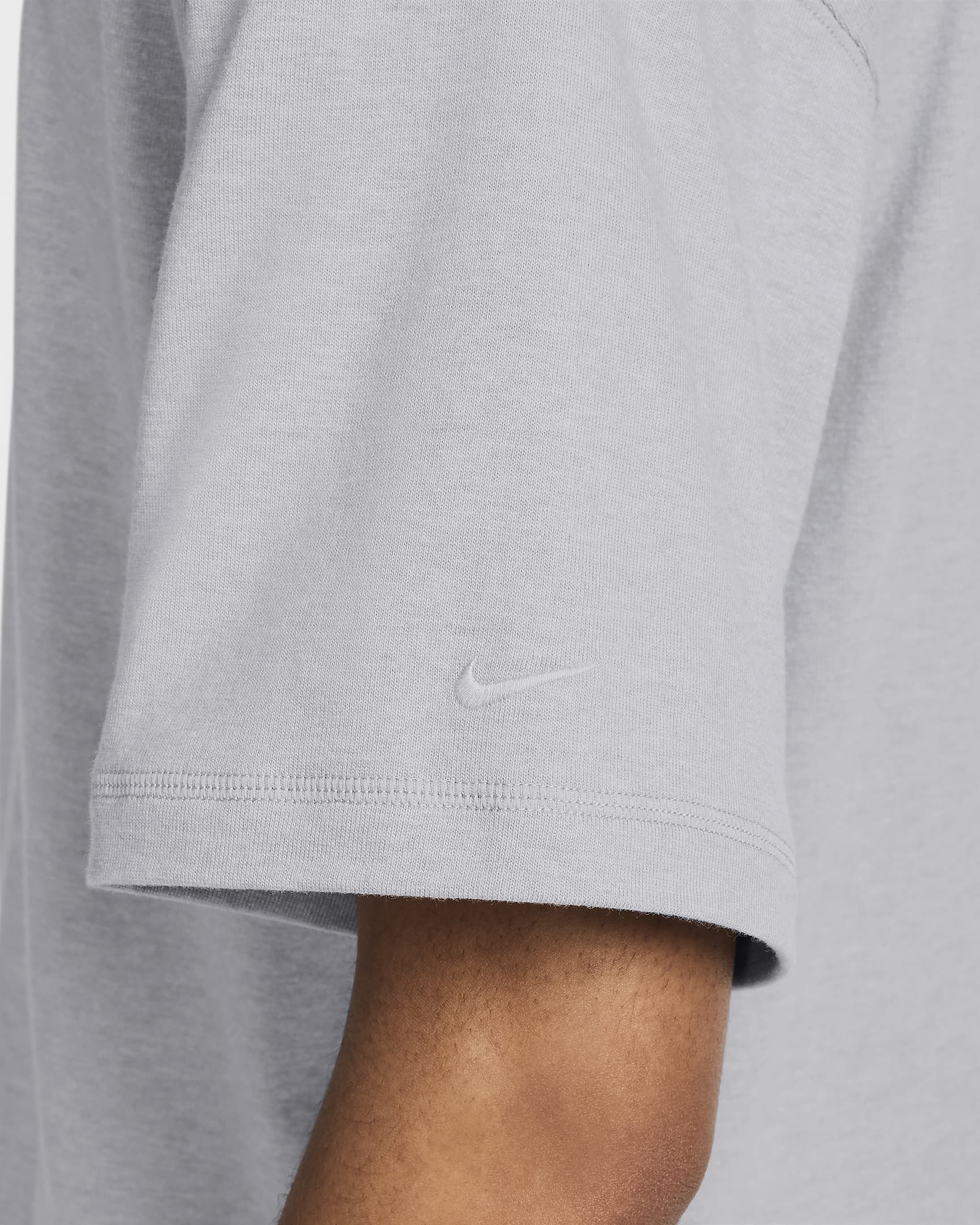 Nike Wool Classics Short-Sleeve T-Shirt - Matte Silver/Heather