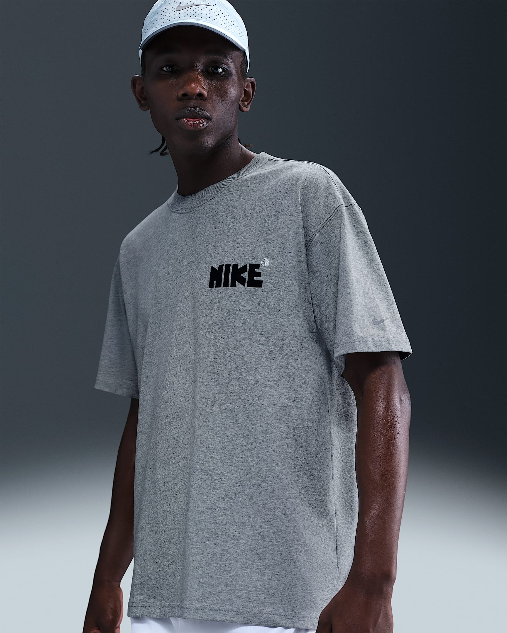 Nike Hardloopshirt voor heren - Dark Grey Heather