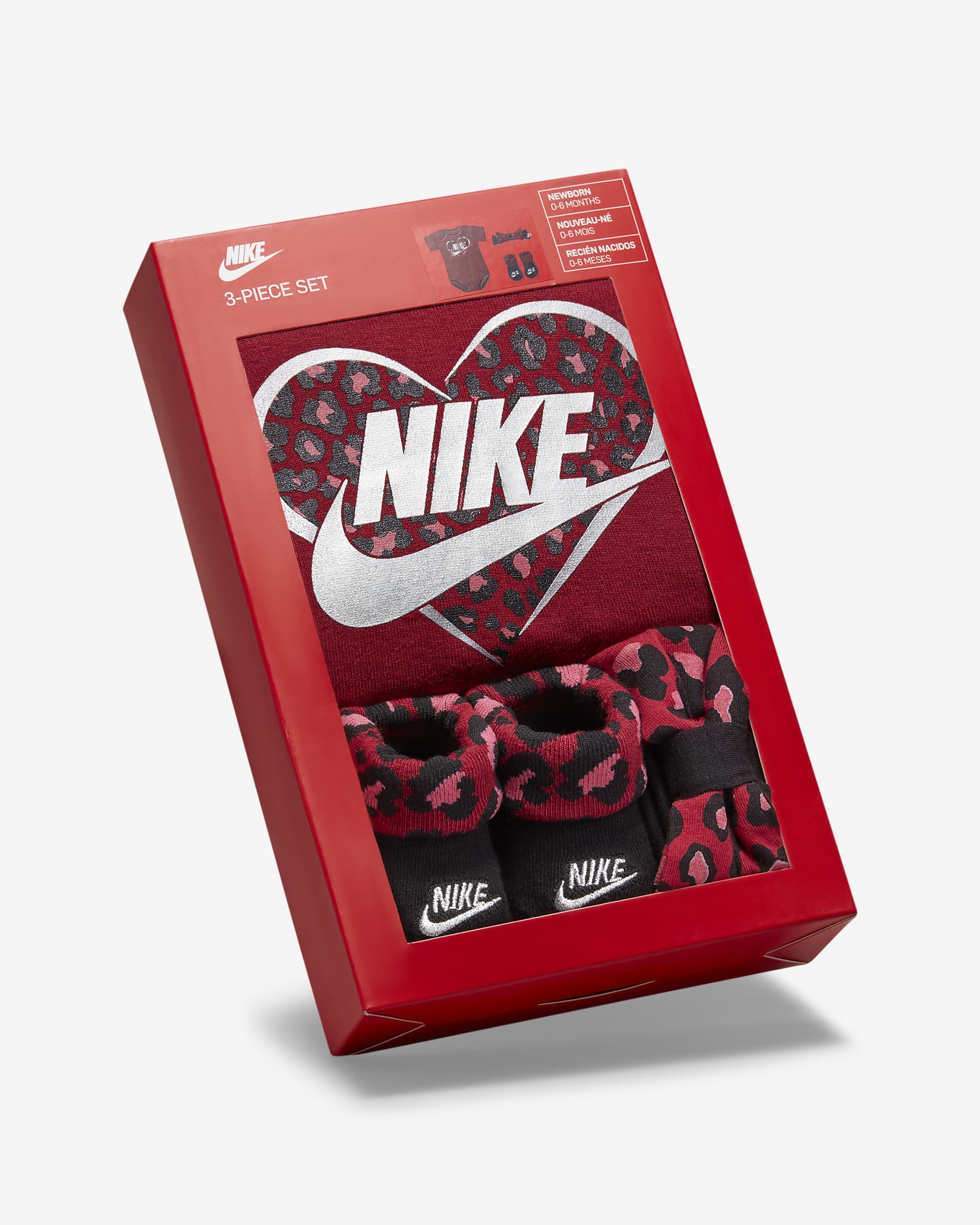 Nike Baby 3-Piece Box Set - Pomegranate