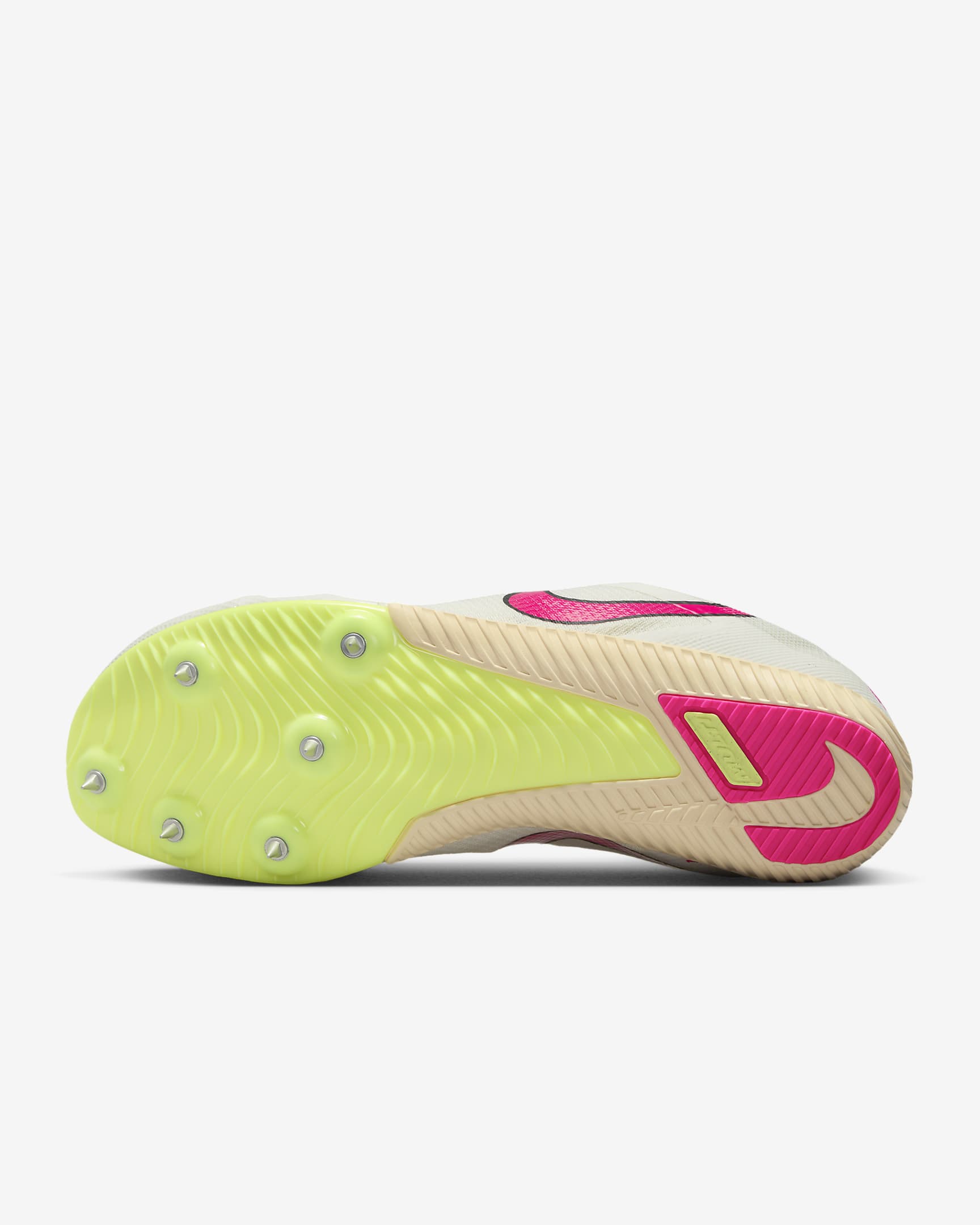 Nike Rival Multi Zapatillas con clavos para múltiples eventos Track & Field - Sail/Light Lemon Twist/Guava Ice/Fierce Pink