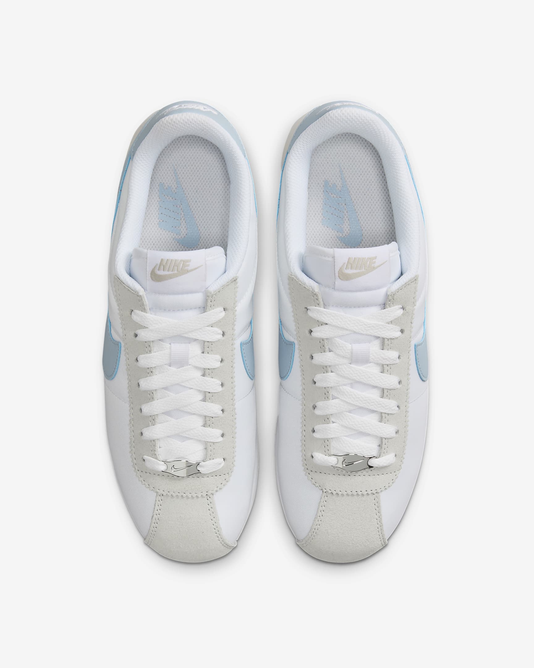 Chaussure Nike Cortez Textile pour femme - Blanc/Light Orewood Brown/Summit White/Light Armory Blue