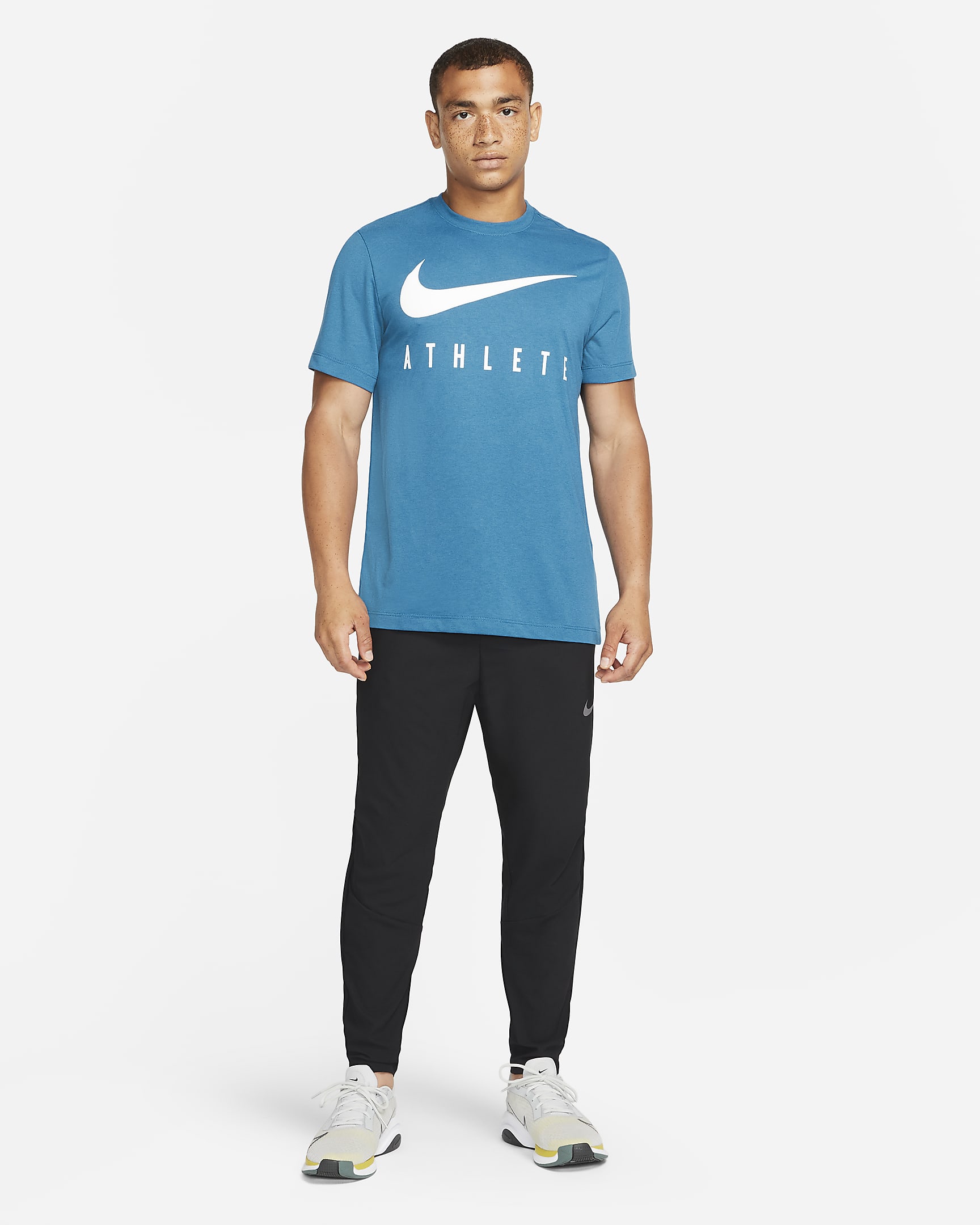 Nike Dri-FIT trenings-T-skjorte til herre - Industrial Blue