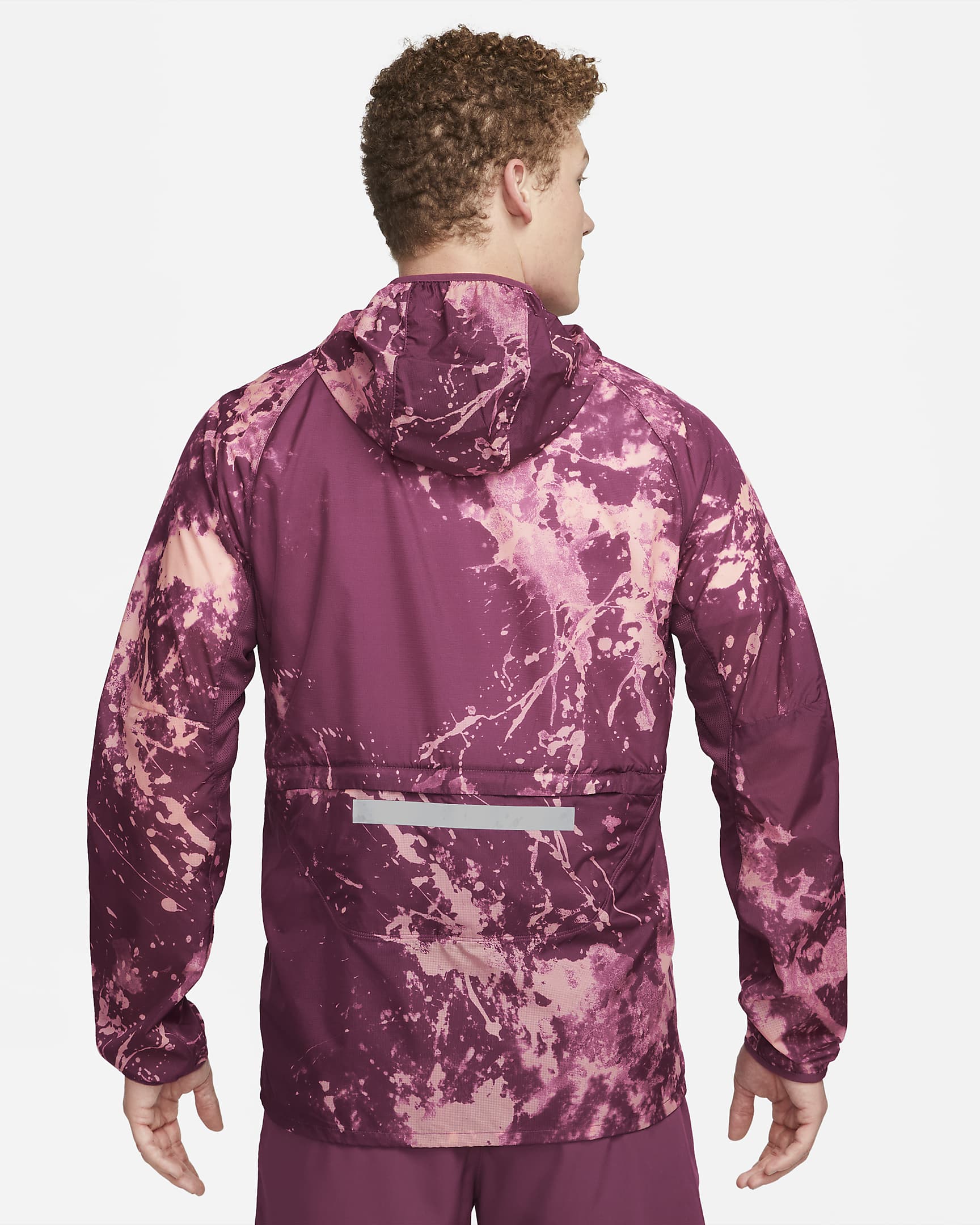 Nike Repel Run Division Men's Running Jacket - Rosewood