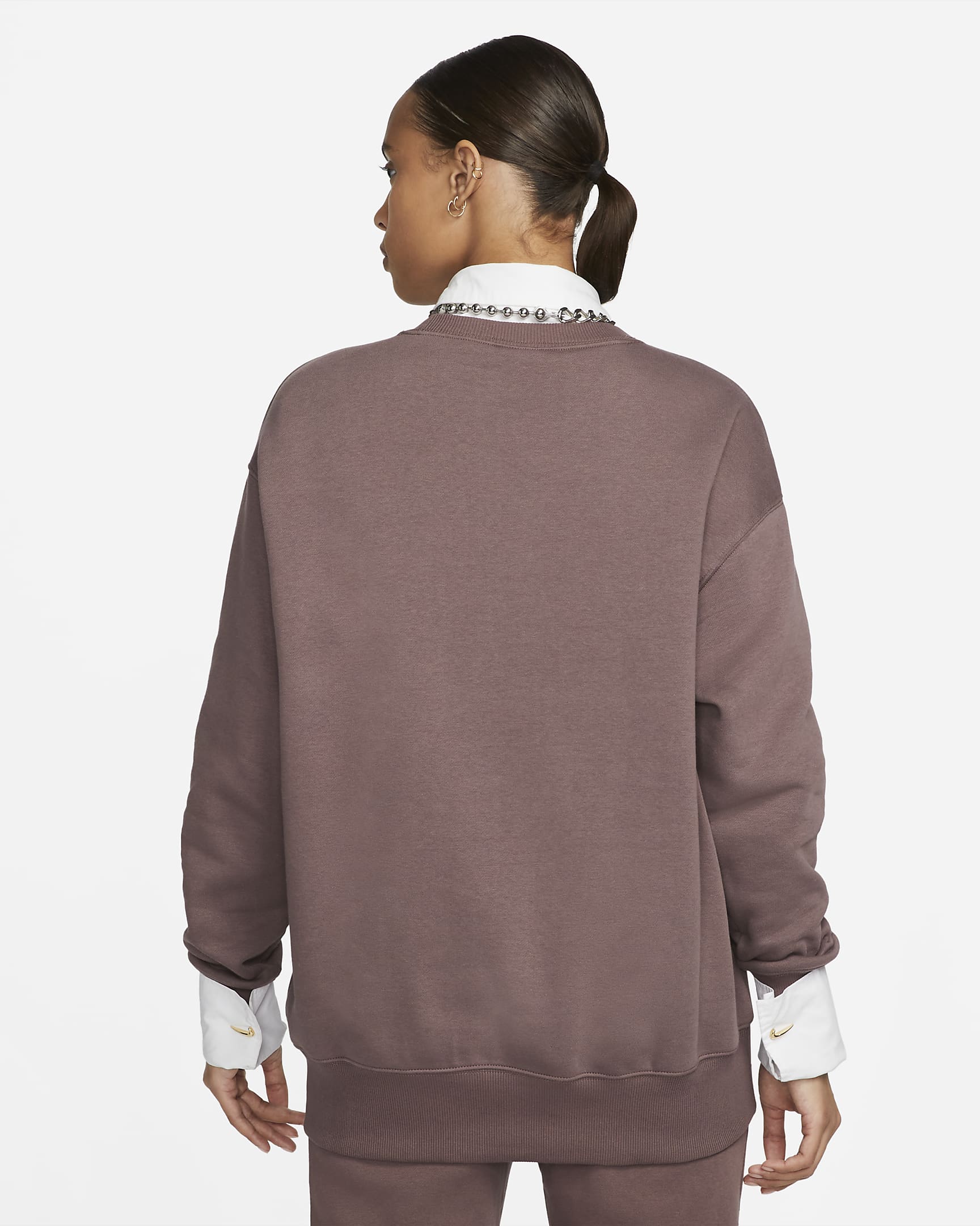 Nike Sportswear Phoenix Fleece Women's Oversized Fleece Sweatshirt. Nike LU