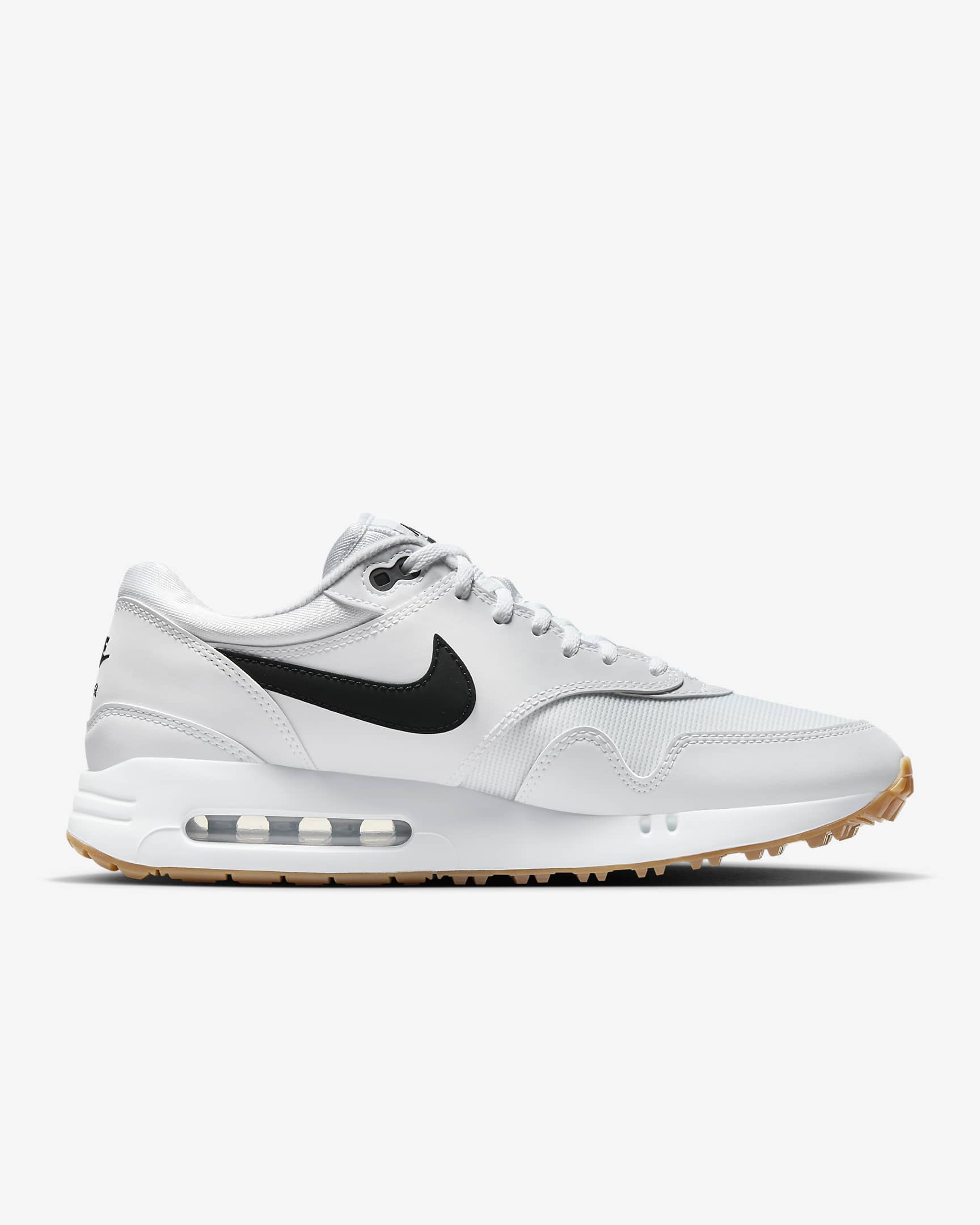 Nike Air Max 1 '86 OG G Men's Golf Shoes - White/Gum Medium Brown/Black