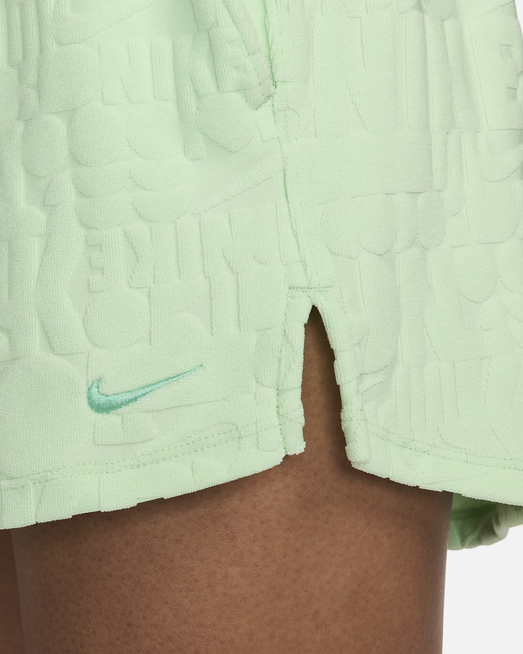 Shorts para salida de baño para mujer Nike Swim Retro Flow - Verde vapor