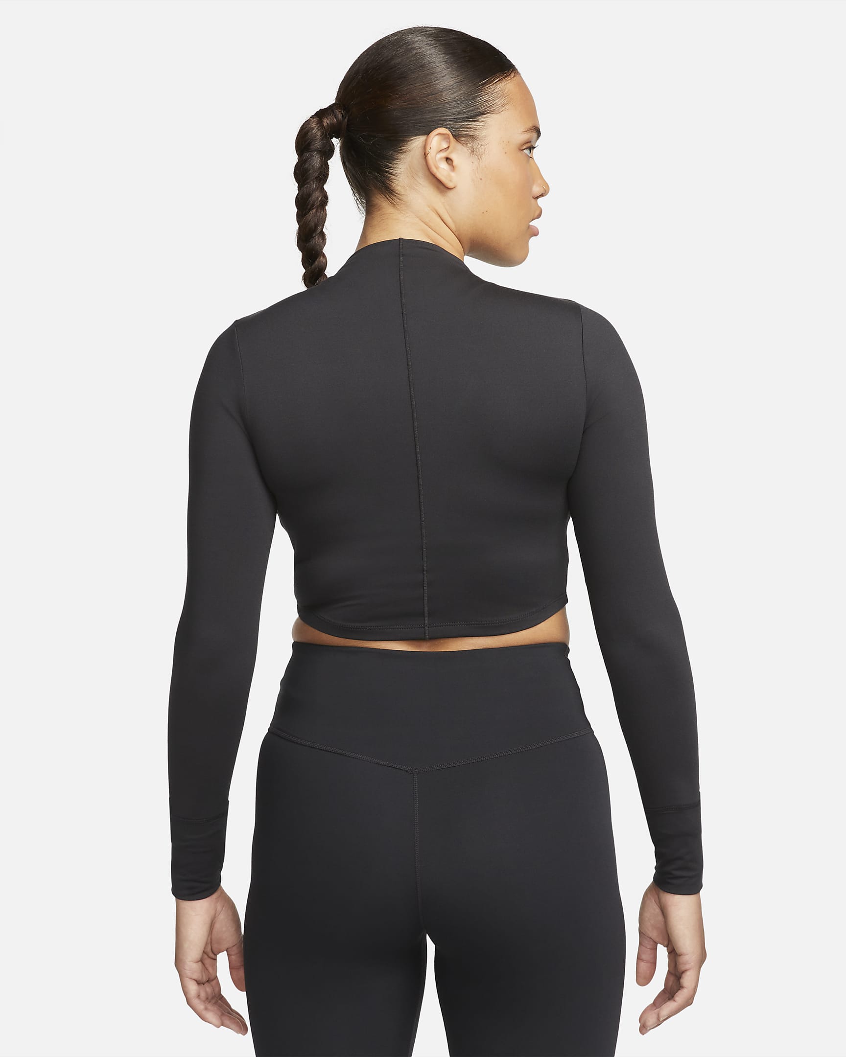 Nike DriFIT One Luxe Women's LongSleeve Cropped Top. Nike SE