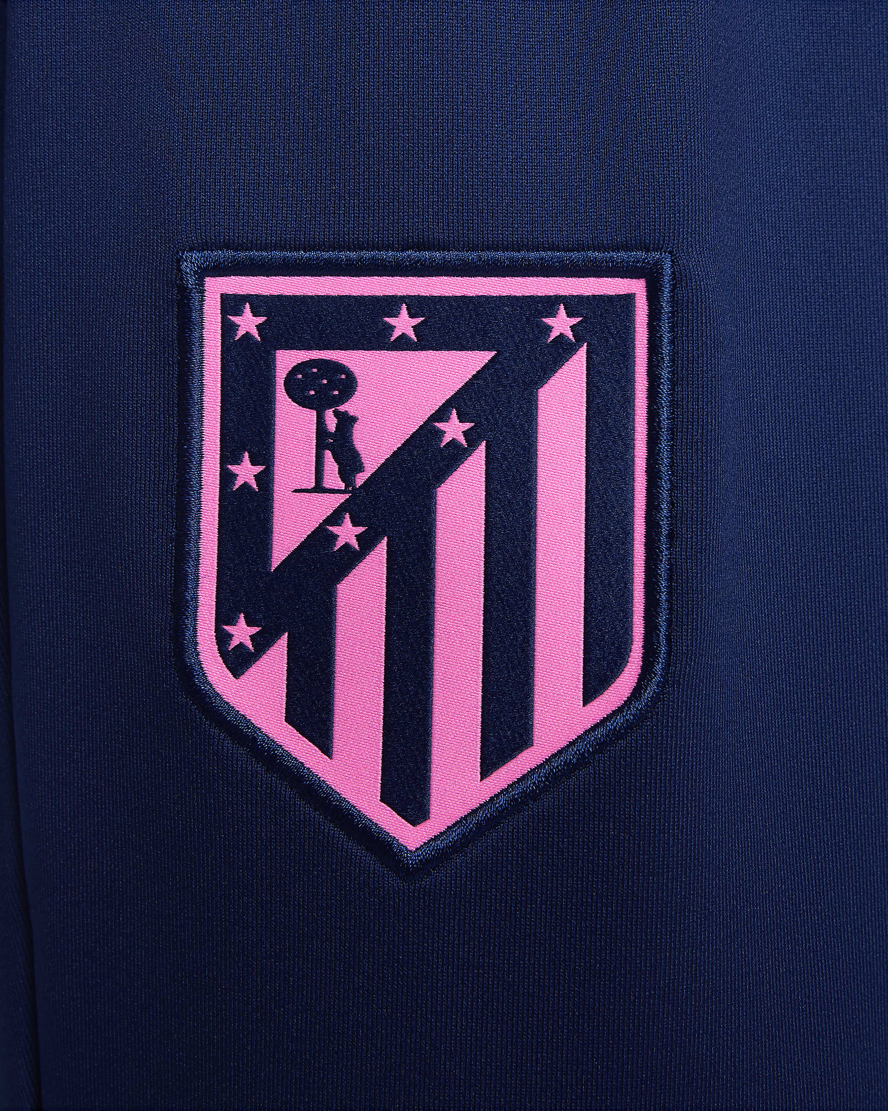 Atlético Madrid Strike Derde Nike Dri-FIT voetbalbroek voor heren - Blue Void/Pink Glow