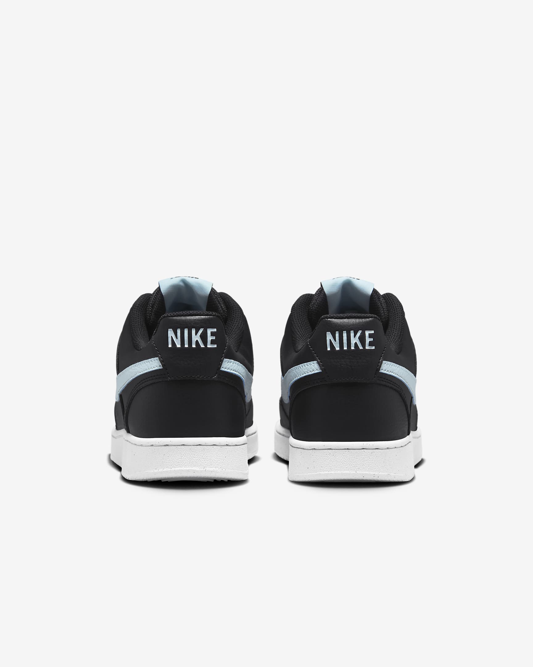 Nike Court Vision Low Next Nature Men's Shoes - Black/White/Glacier Blue