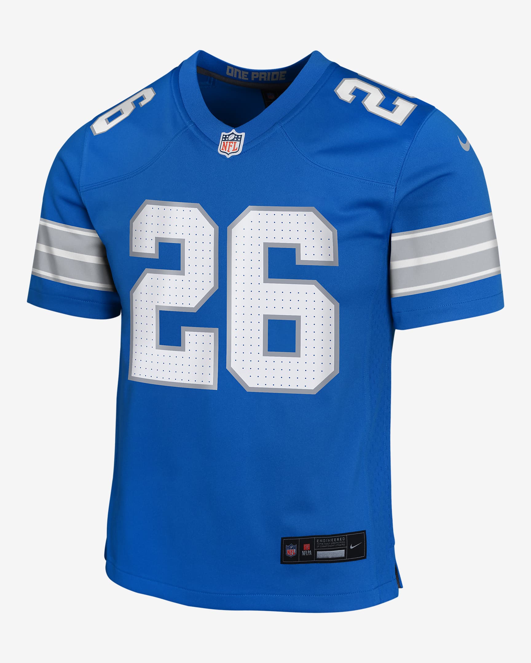 Jahmyr Gibbs Detroit Lions Big Kids' Nike NFL Game Jersey - Blue