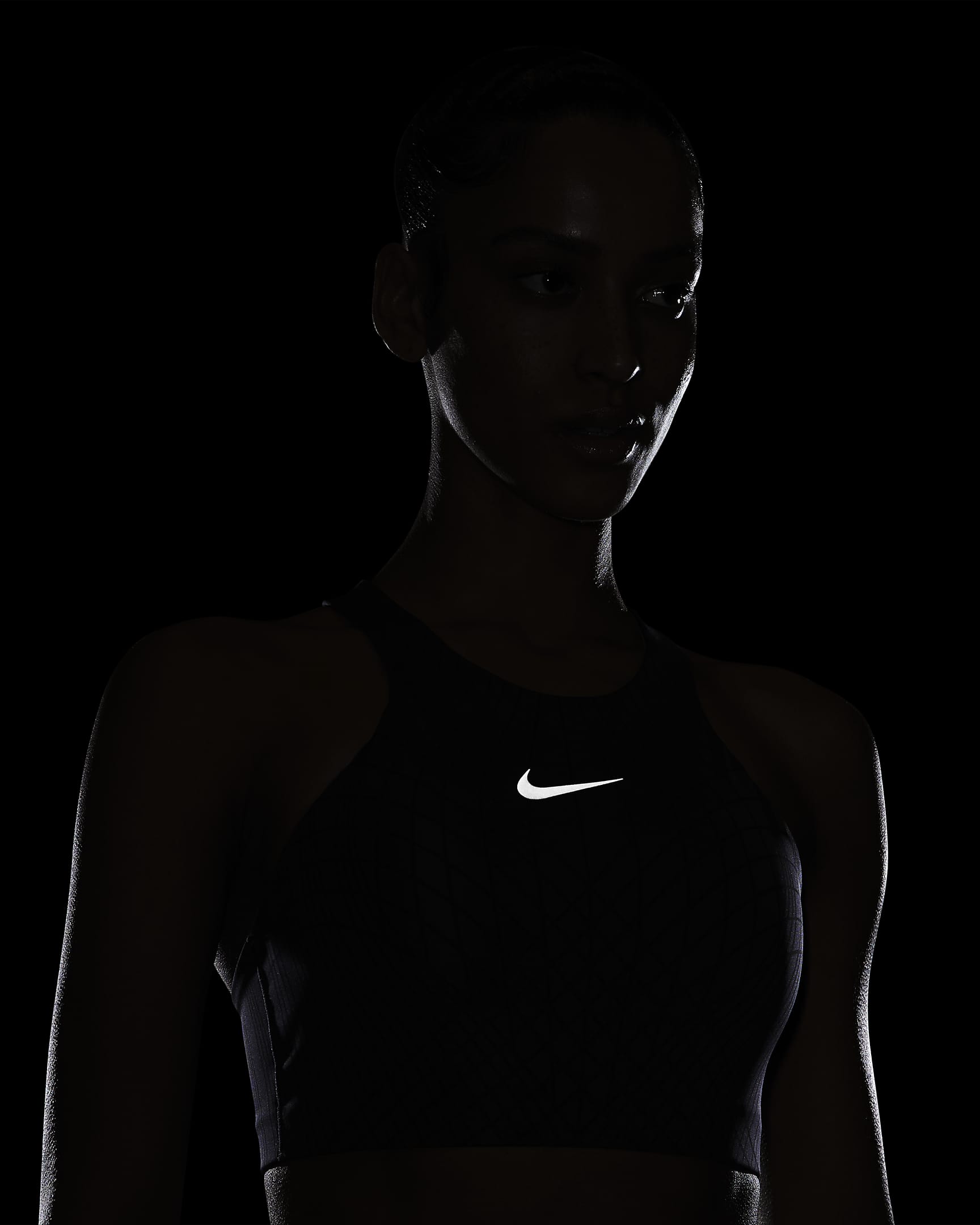 Nike Swoosh Women's Medium-Support Padded High-Neck Sports Bra. Nike PT