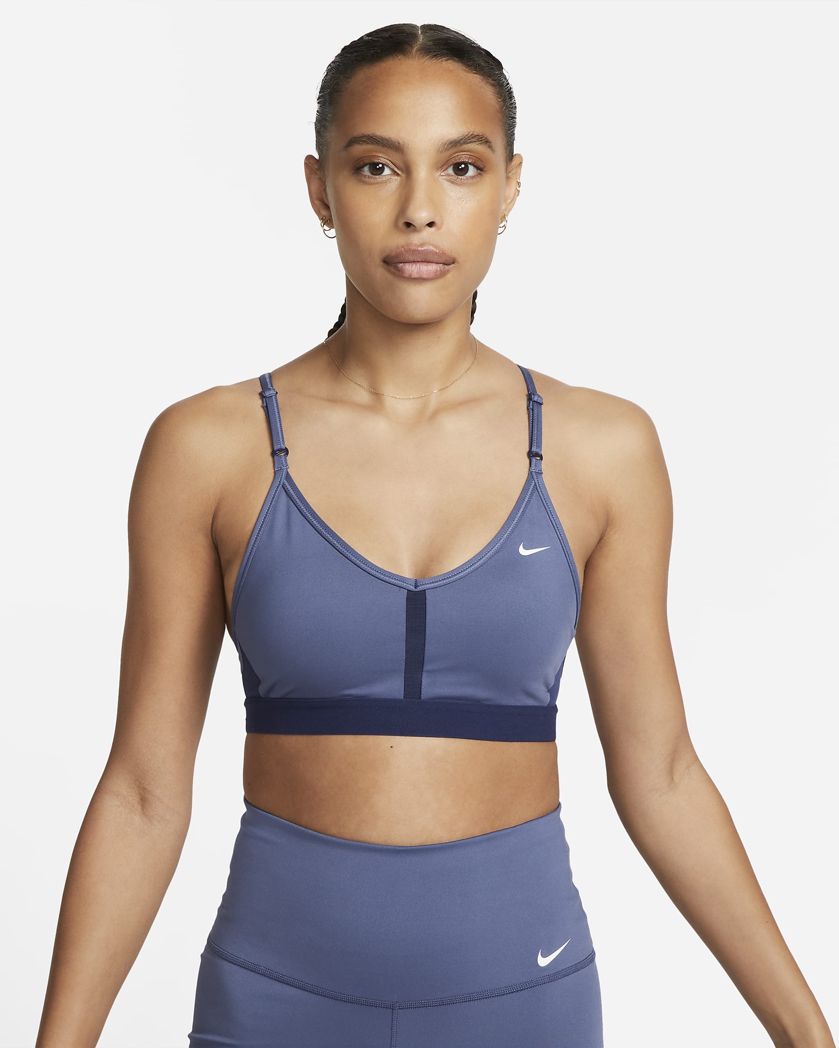 Nike Indy Women's Light-Support Padded V-Neck Sports Bra. Nike UK