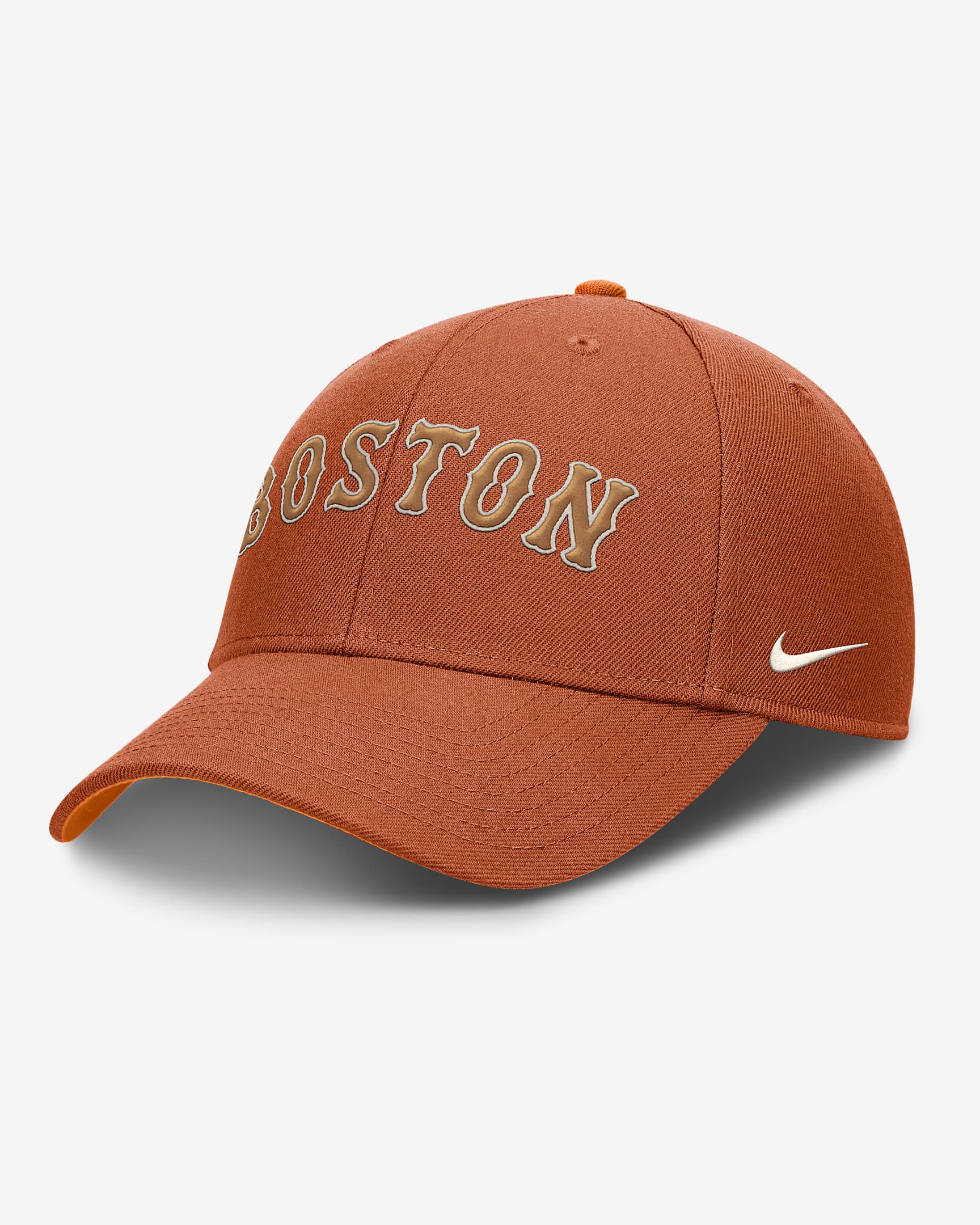 Gorra Nike Dri-FIT de la MLB ajustable para hombre Boston Red Sox Rise Dunk - Rojizo oscuro