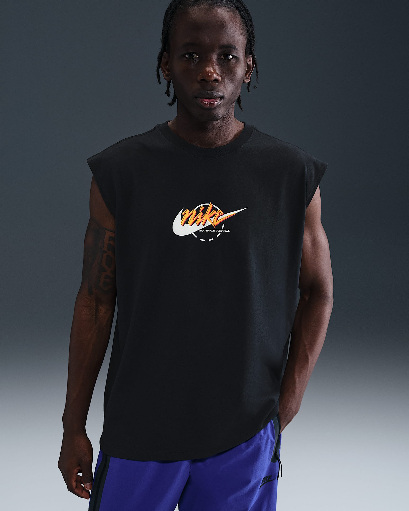 Nike Basketball-T-Shirt (Herren) - Schwarz