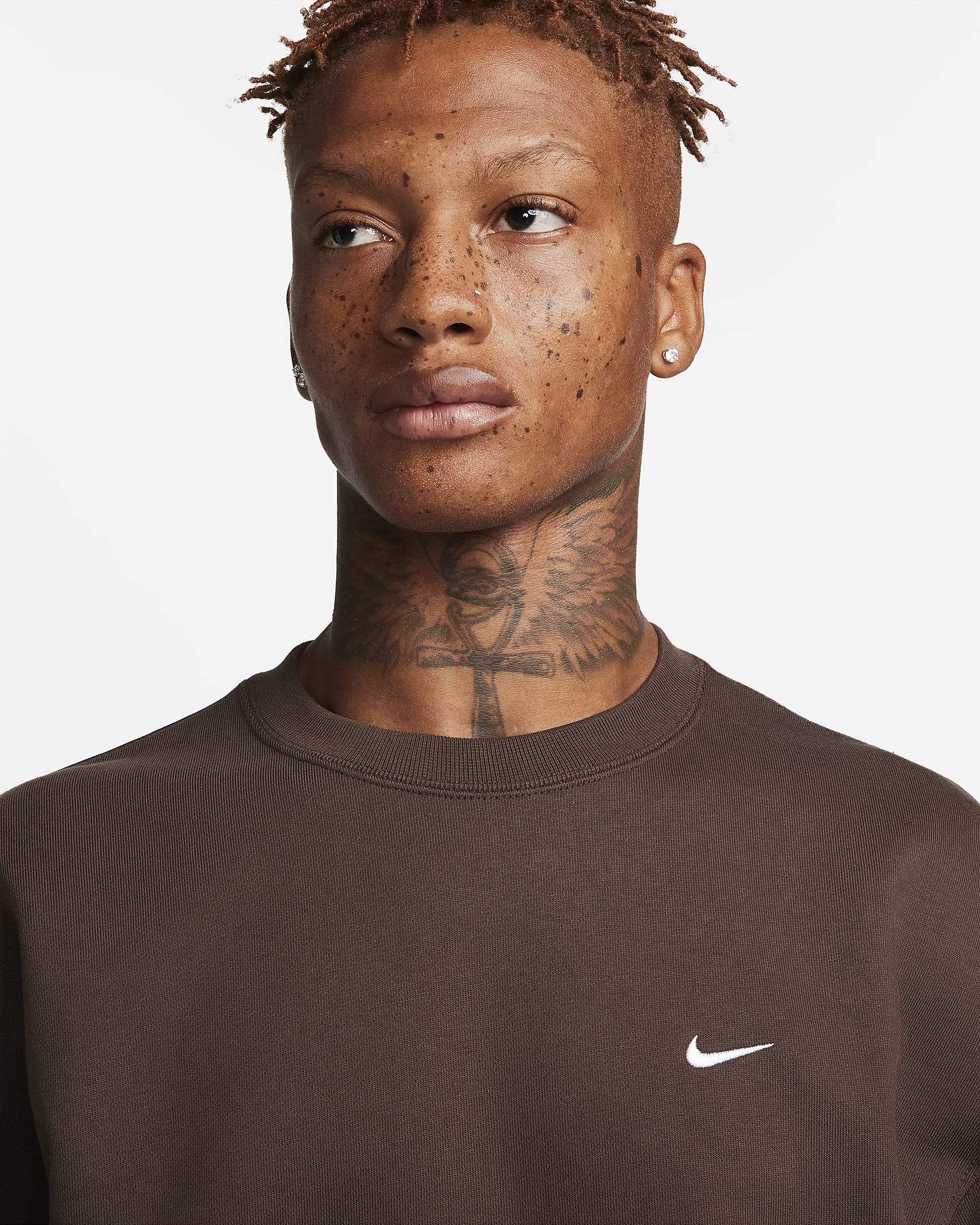 Nike Solo Swoosh Men's Fleece Crew. Nike NZ