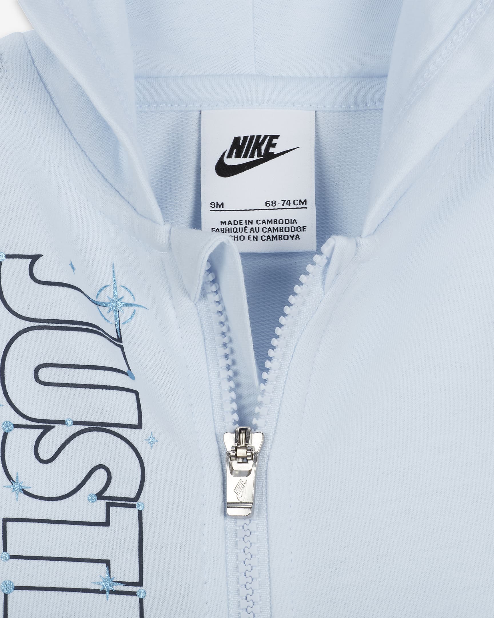 Nike Sportswear Shine Graphic Hooded Overalls Baby Overalls. Nike IE